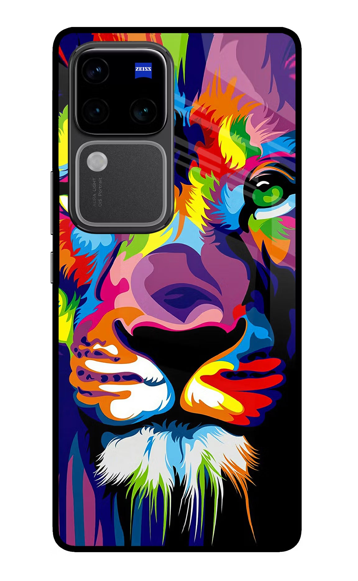 Lion Vivo V30 Pro 5G Glass Case - Lion Vivo V30 Pro 5G Glass Case Lion Vivo V30 Pro 5G Glass Case