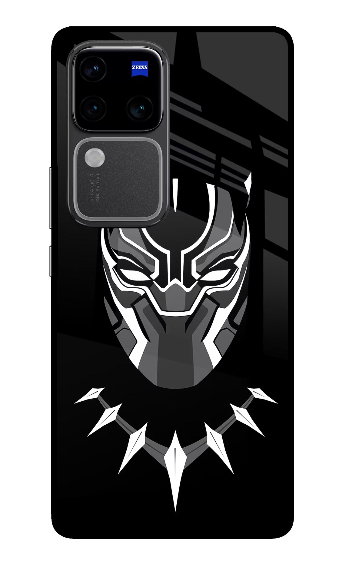 Black Panther Vivo V30 Pro 5G Glass Case - Black Panther Vivo V30 Pro 5G Glass Case Black Panther Vivo V30 Pro 5G Glass Case