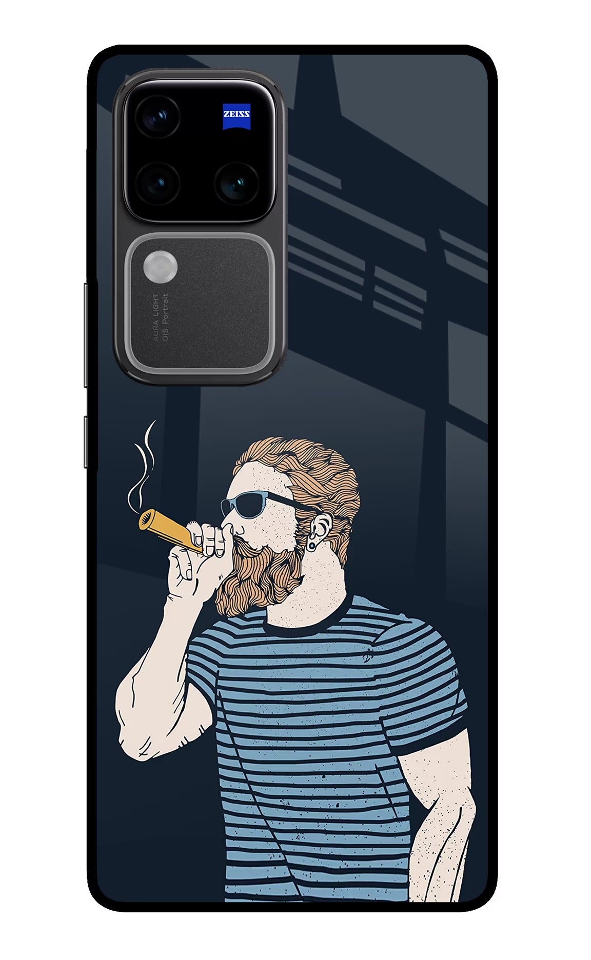 Smoking Vivo V30 Pro 5G Glass Case - Smoking Vivo V30 Pro 5G Glass Case Smoking Vivo V30 Pro 5G Glass Case