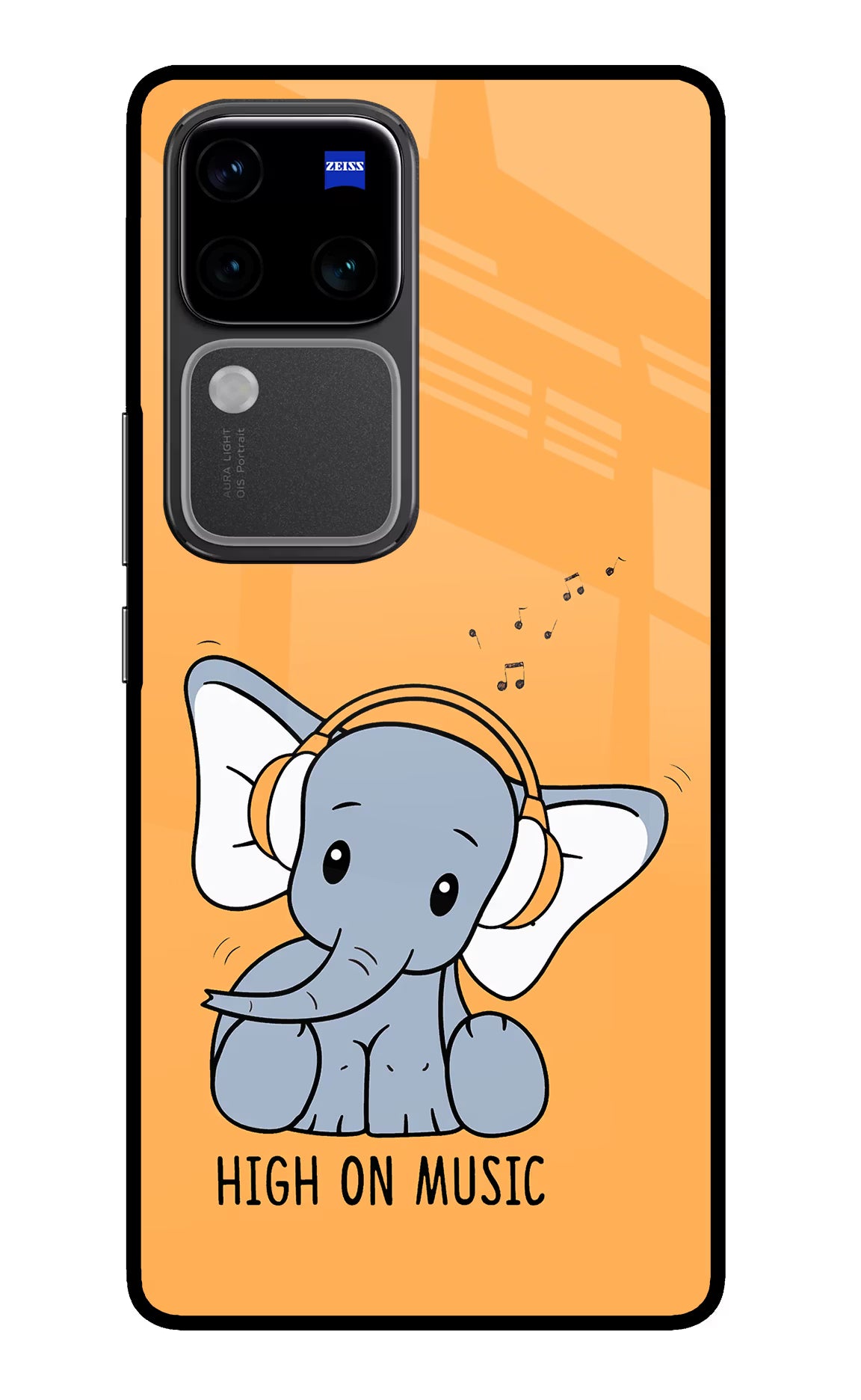High On Music Vivo V30 Pro 5G Glass Case - High On Music Vivo V30 Pro 5G Glass Case High On Music Vivo V30 Pro 5G Glass Case