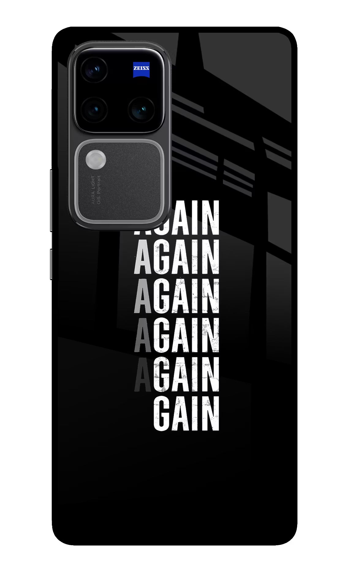 Again Again Gain Vivo V30 Pro 5G Glass Case - Again Again Gain Vivo V30 Pro 5G Glass Case Again Again Gain Vivo V30 Pro 5G Glass Case