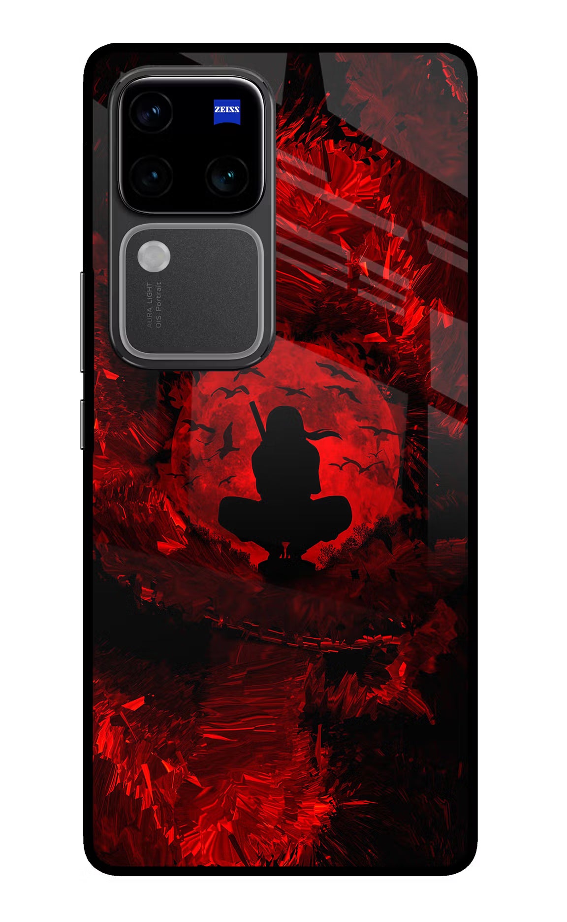 Itachi Uchiha Vivo V30 Pro 5G Glass Case - Itachi Uchiha Vivo V30 Pro 5G Glass Case Itachi Uchiha Vivo V30 Pro 5G Glass Case