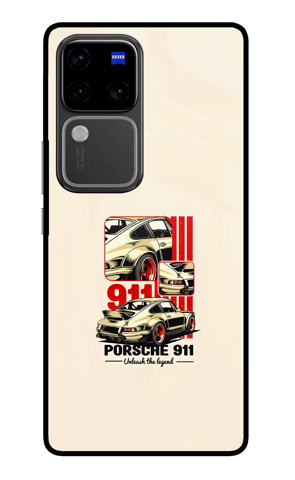 Classic Porsche 911 Vivo V30 Pro 5G Glass Case - Classic Porsche 911 Vivo V30 Pro 5G Glass Case Classic Porsche 911 Vivo V30 Pro 5G Glass Case