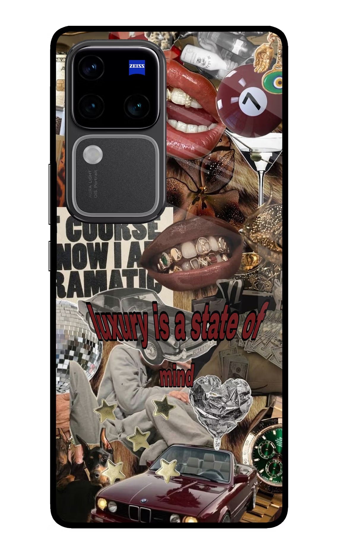 Luxury Vivo V30 Pro 5G Glass Case - Luxury Vivo V30 Pro 5G Glass Case Luxury Vivo V30 Pro 5G Glass Case