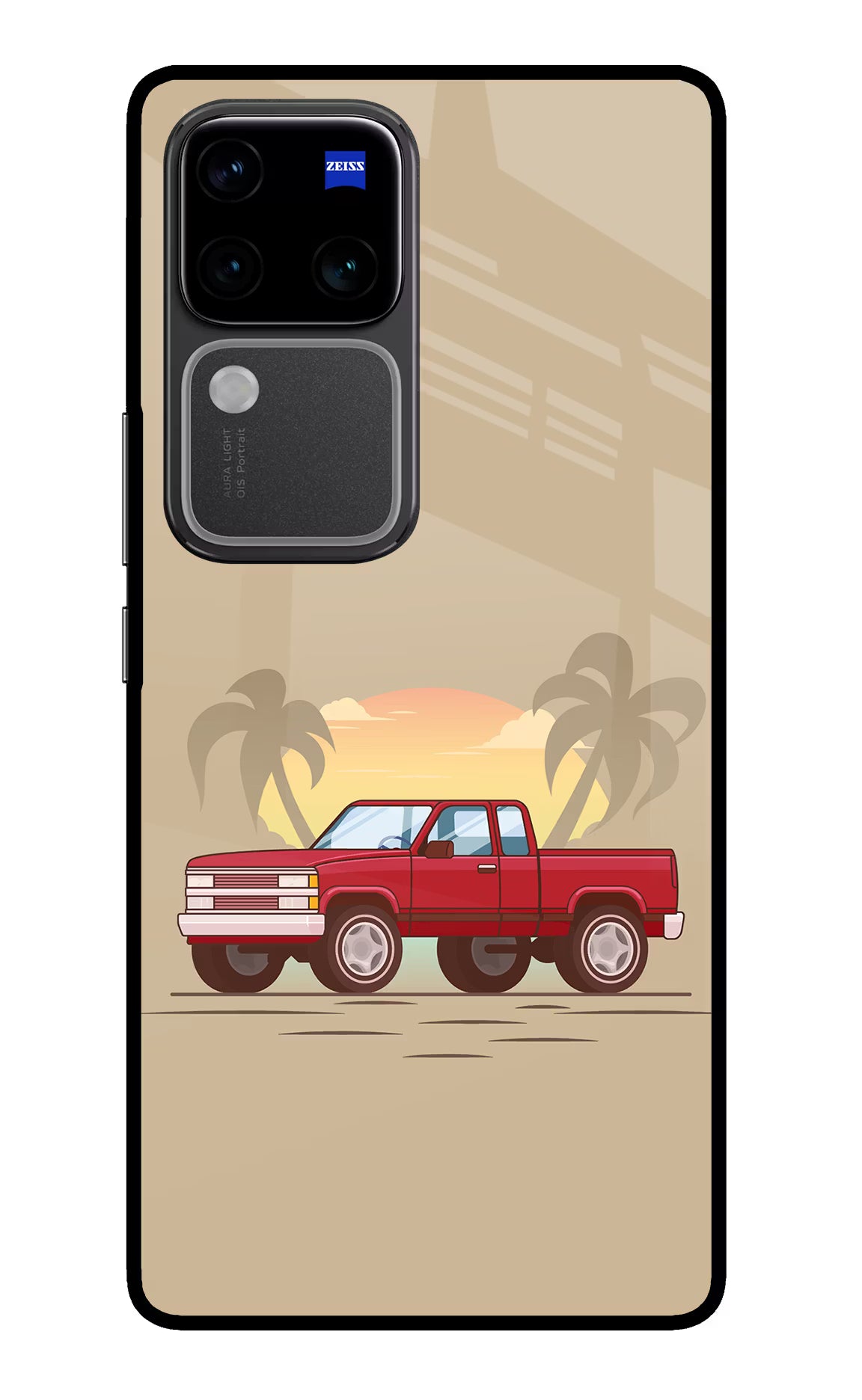 Desert Classic Drive Vivo V30 Pro 5G Glass Case - Desert Classic Drive Vivo V30 Pro 5G Glass Case Desert Classic Drive Vivo V30 Pro 5G Glass Case