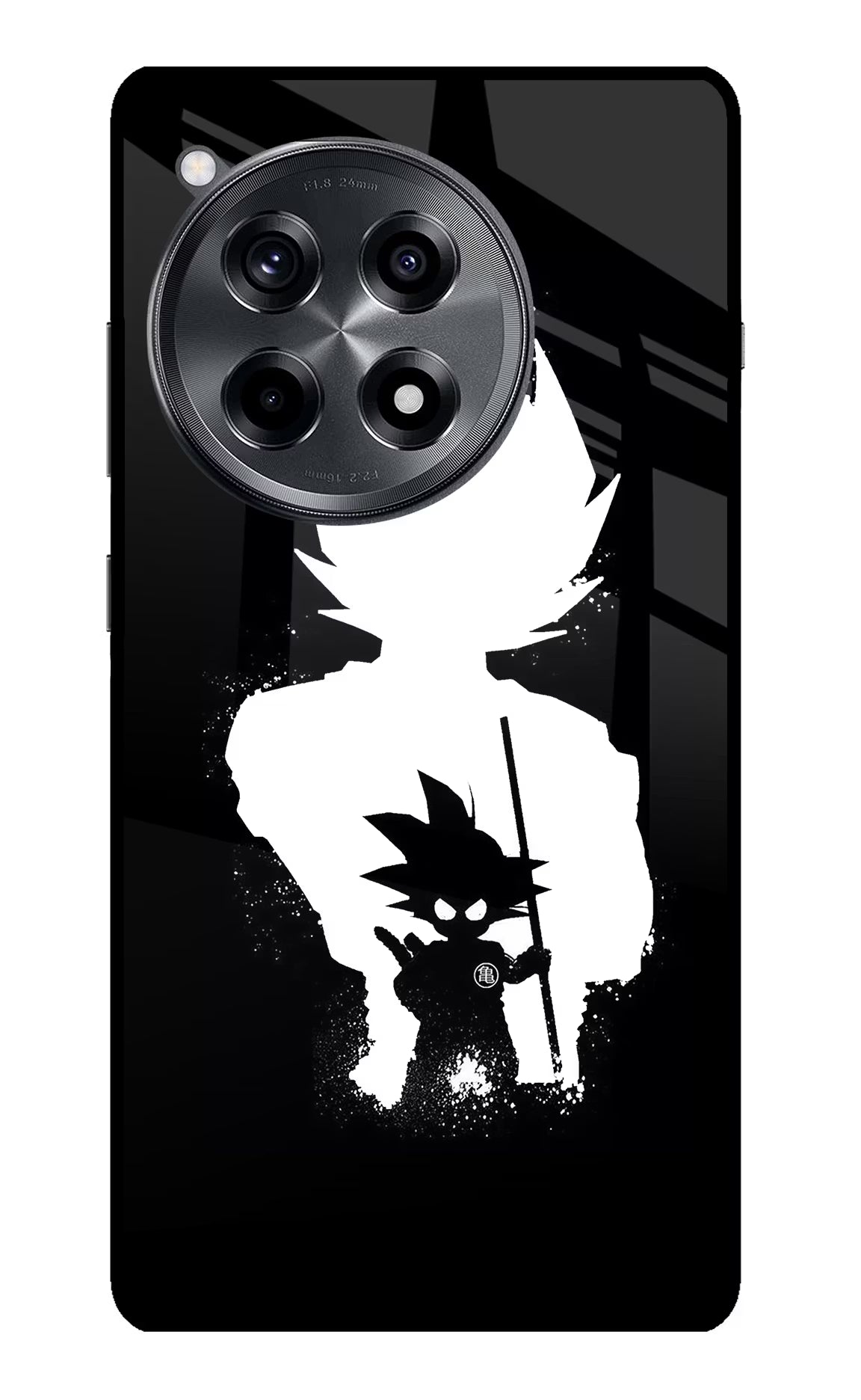 Goku Shadow OnePlus 12R Glass Case - Goku Shadow OnePlus 12R Glass Case Goku Shadow OnePlus 12R Glass Case