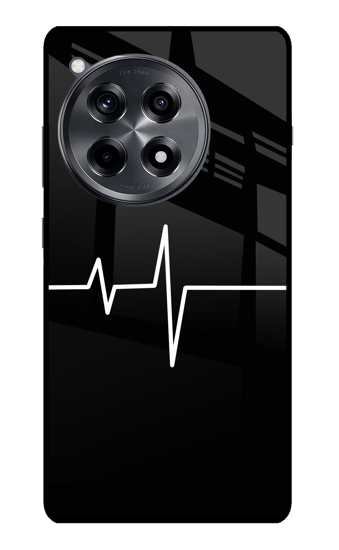 Heart Beats OnePlus 12R Glass Case - Heart Beats OnePlus 12R Glass Case Heart Beats OnePlus 12R Glass Case
