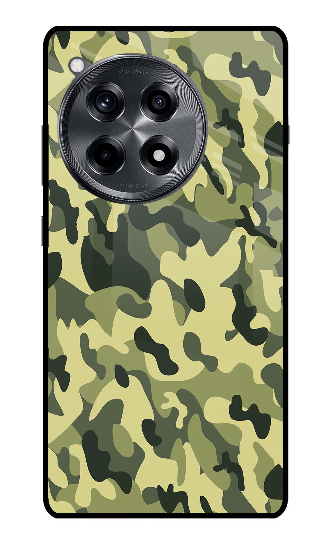 Camouflage OnePlus 12R Glass Case - Camouflage OnePlus 12R Glass Case Camouflage OnePlus 12R Glass Case