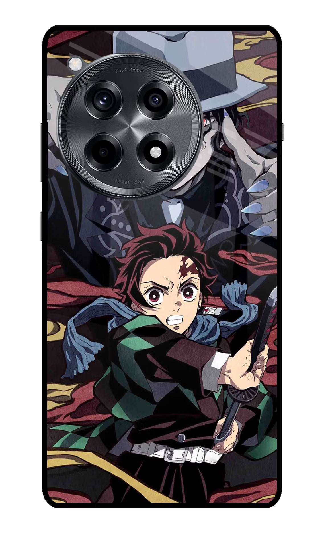 Demon Slayer OnePlus 12R Glass Case - Demon Slayer OnePlus 12R Glass Case Demon Slayer OnePlus 12R Glass Case