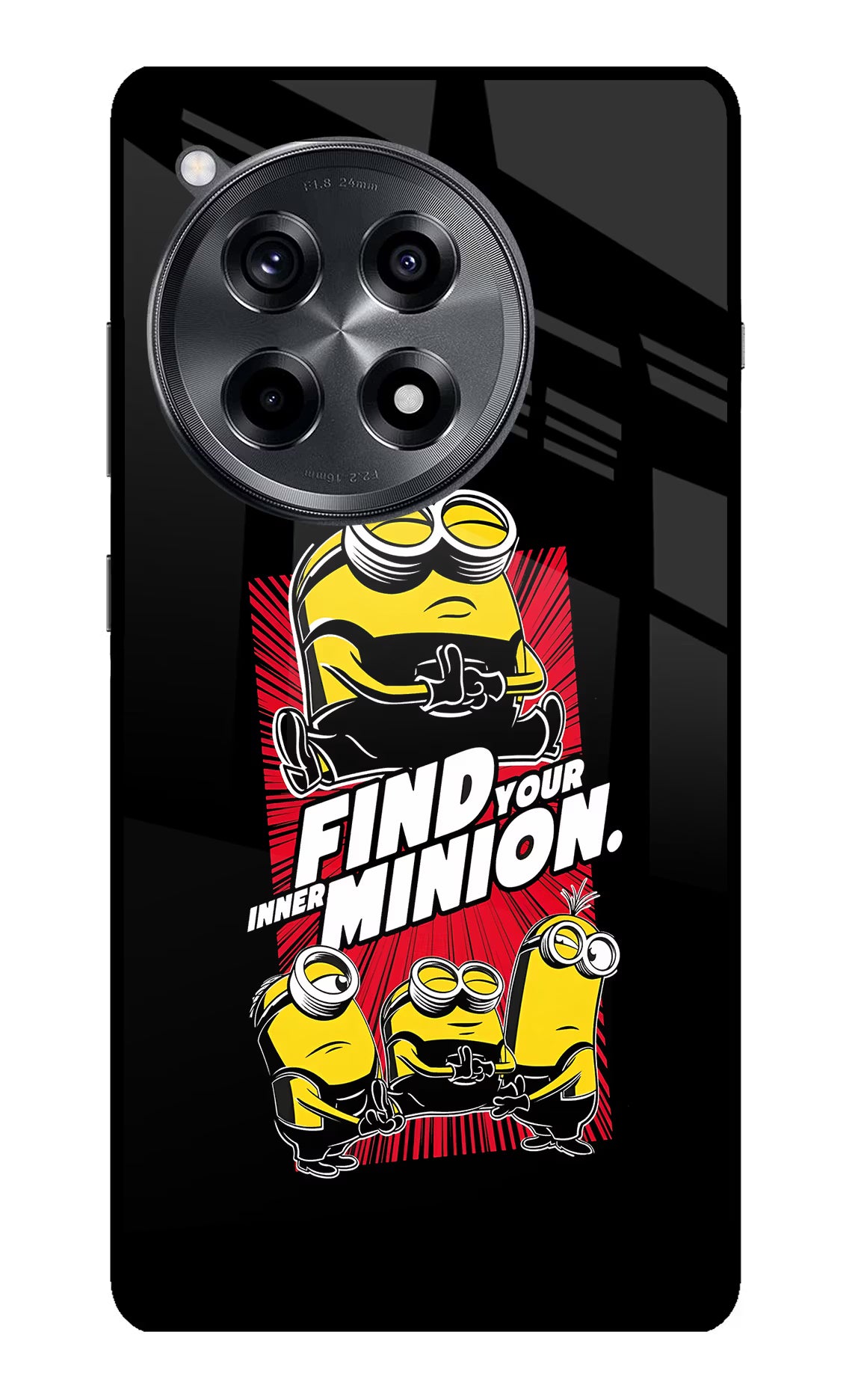 Find your inner Minion OnePlus 12R Glass Case - Find your inner Minion OnePlus 12R Glass Case Find your inner Minion OnePlus 12R Glass Case