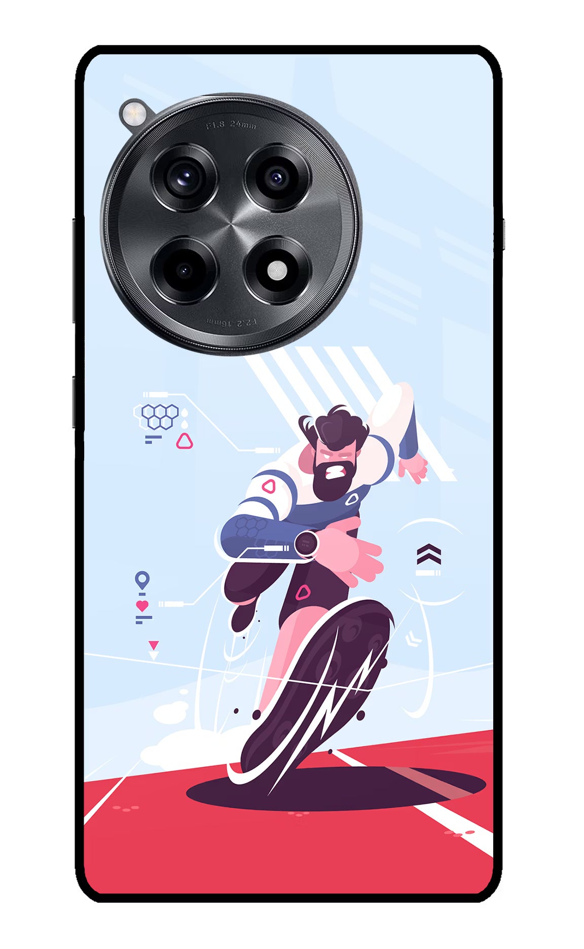 Run Pro OnePlus 12R Glass Case - Run Pro OnePlus 12R Glass Case Run Pro OnePlus 12R Glass Case