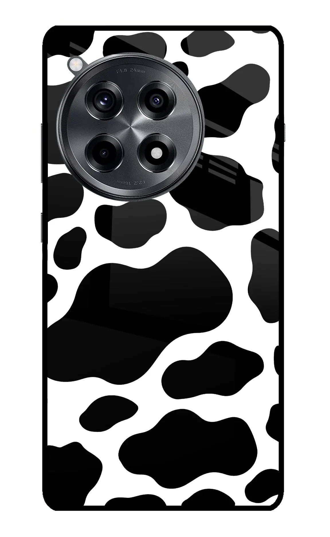 Cow Spots OnePlus 12R Glass Case - Cow Spots OnePlus 12R Glass Case Cow Spots OnePlus 12R Glass Case