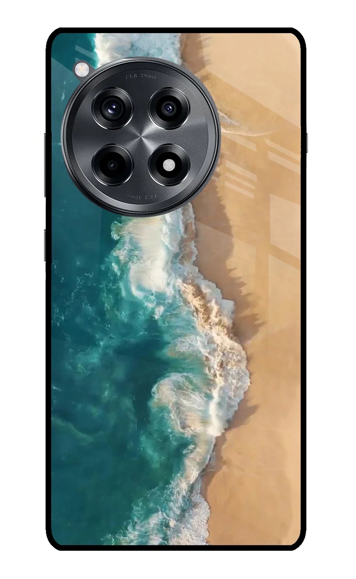 Ocean Beach OnePlus 12R Glass Case - Ocean Beach OnePlus 12R Glass Case Ocean Beach OnePlus 12R Glass Case