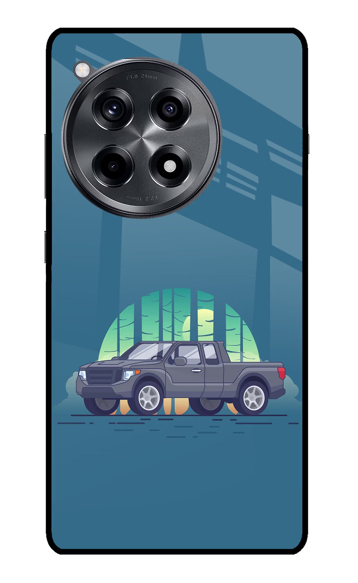 Retro Garage Vibe OnePlus 12R Glass Case - Retro Garage Vibe OnePlus 12R Glass Case Retro Garage Vibe OnePlus 12R Glass Case