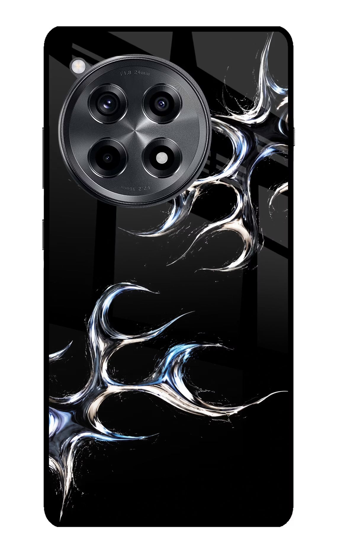 Chrome Tribal OnePlus 12R Glass Case - Chrome Tribal OnePlus 12R Glass Case Chrome Tribal OnePlus 12R Glass Case