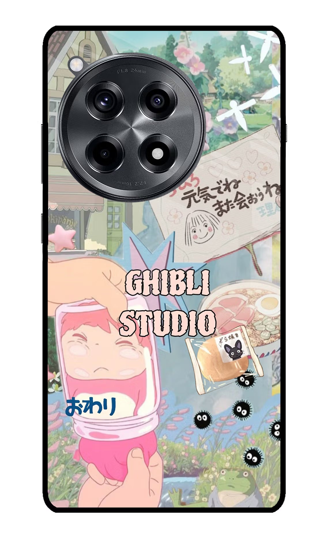 Studio Ghibli OnePlus 12R Glass Case - Studio Ghibli OnePlus 12R Glass Case Studio Ghibli OnePlus 12R Glass Case