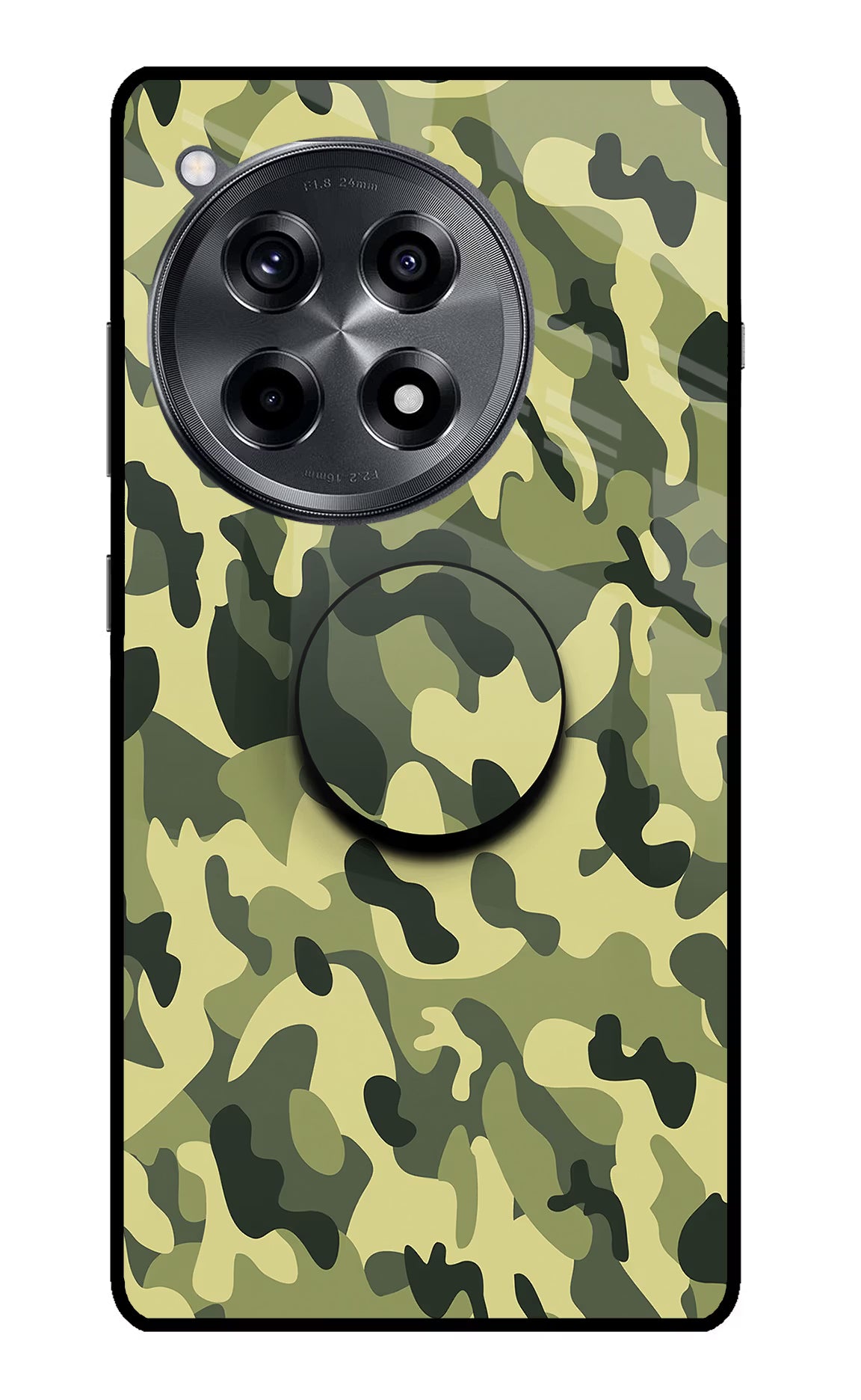 Camouflage OnePlus 12R Glass Case - Camouflage OnePlus 12R Glass Case Camouflage OnePlus 12R Glass Case