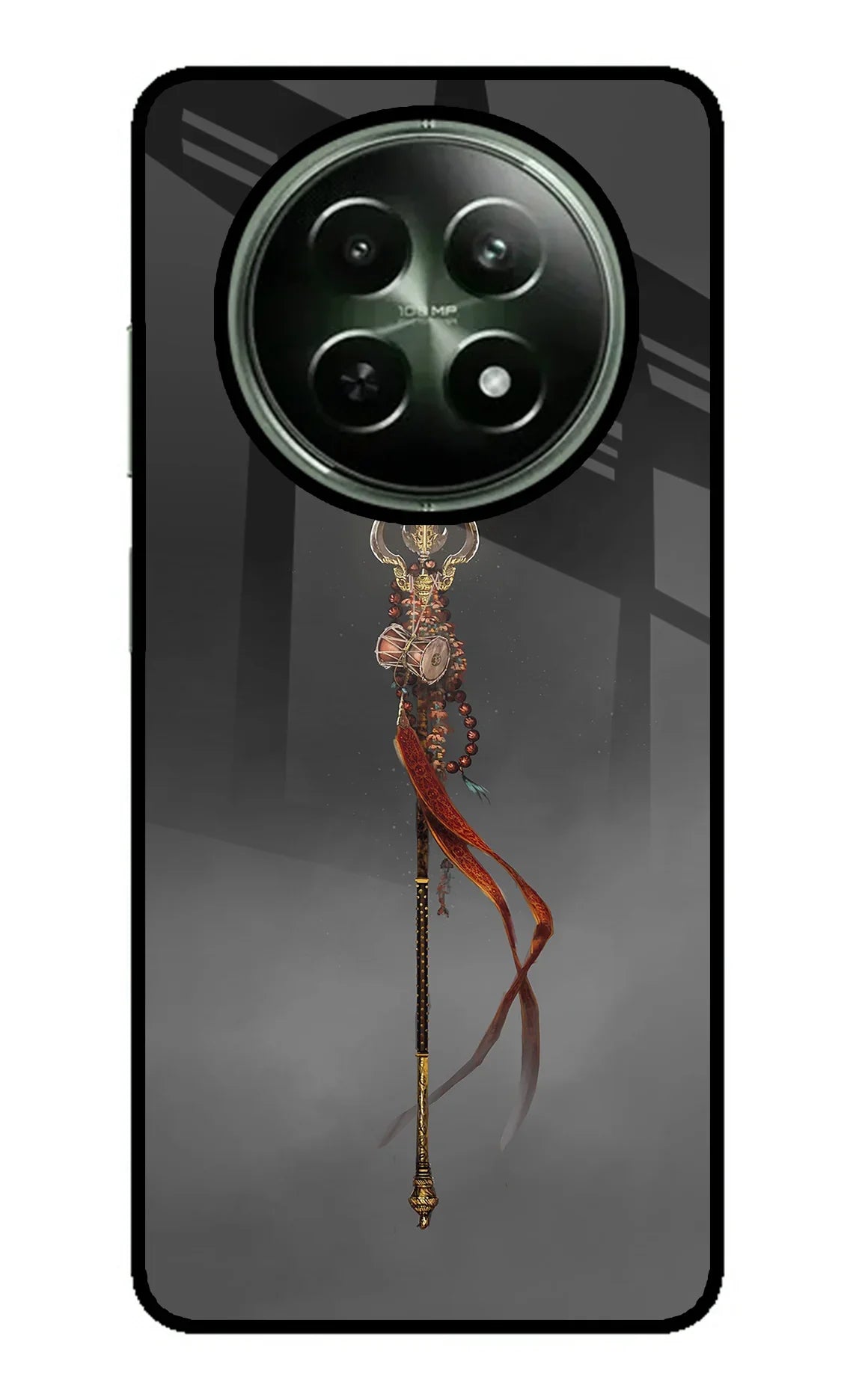 Shiv Trishul Realme 12 5G Glass Case - Shiv Trishul Realme 12 5G Glass Case Shiv Trishul Realme 12 5G Glass Case