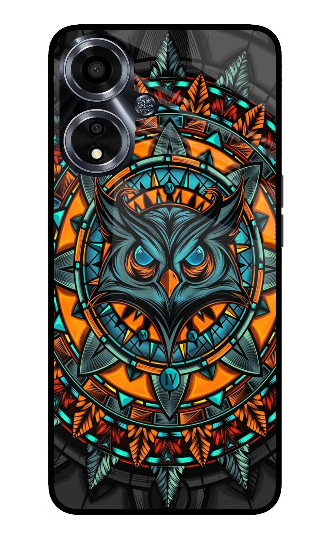 Angry Owl Art Oppo A59 5G Glass Case - Angry Owl Art Oppo A59 5G Glass Case Angry Owl Art Oppo A59 5G Glass Case