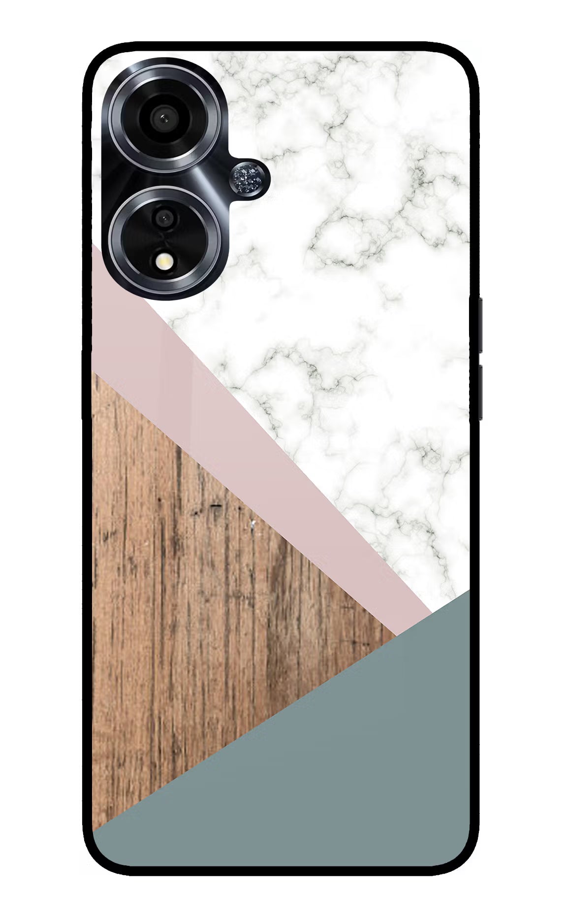 Marble wood Abstract Oppo A59 5G Glass Case - Marble wood Abstract Oppo A59 5G Glass Case Marble wood Abstract Oppo A59 5G Glass Case