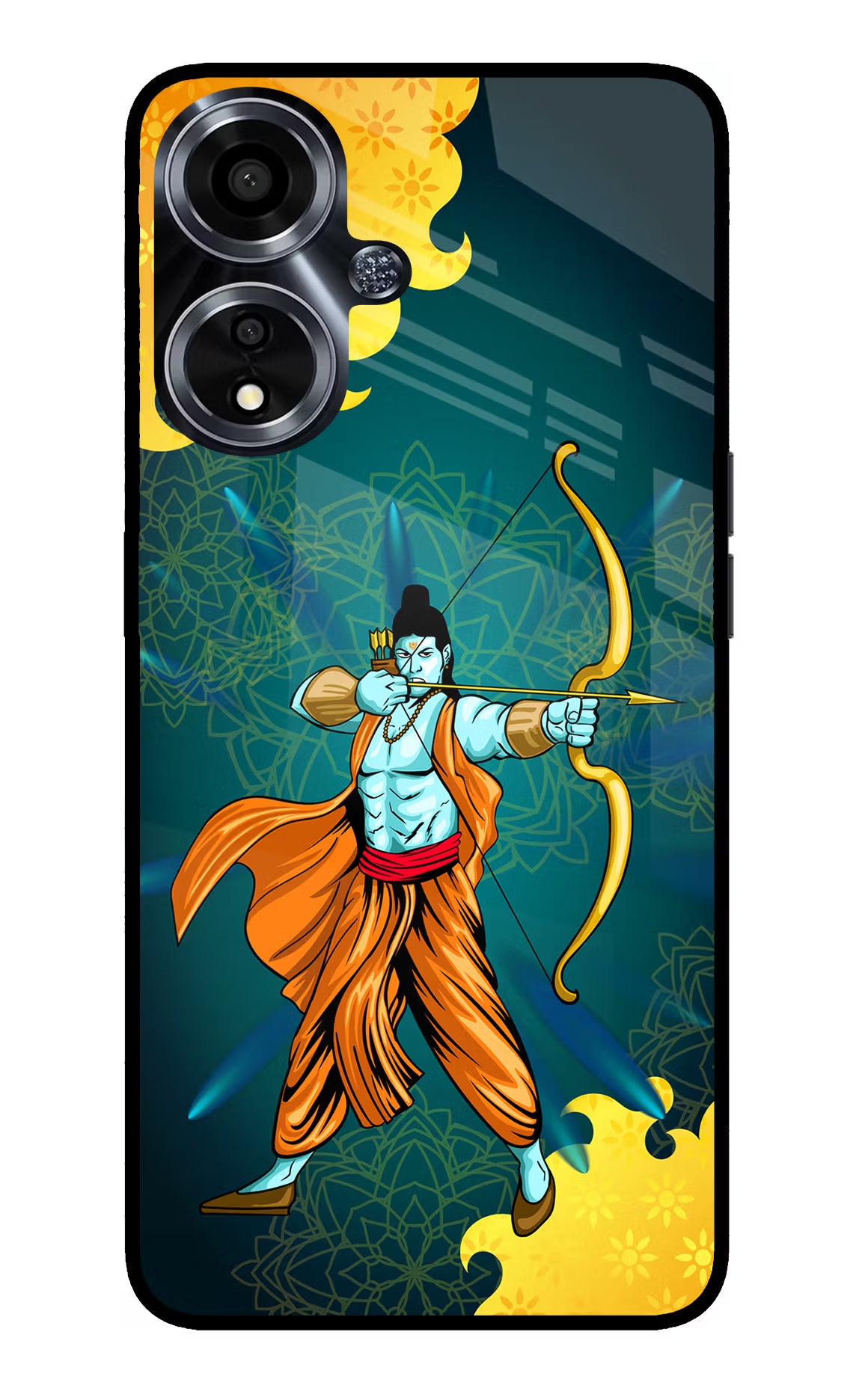 Lord Ram - 6 Oppo A59 5G Glass Case - Lord Ram - 6 Oppo A59 5G Glass Case Lord Ram - 6 Oppo A59 5G Glass Case