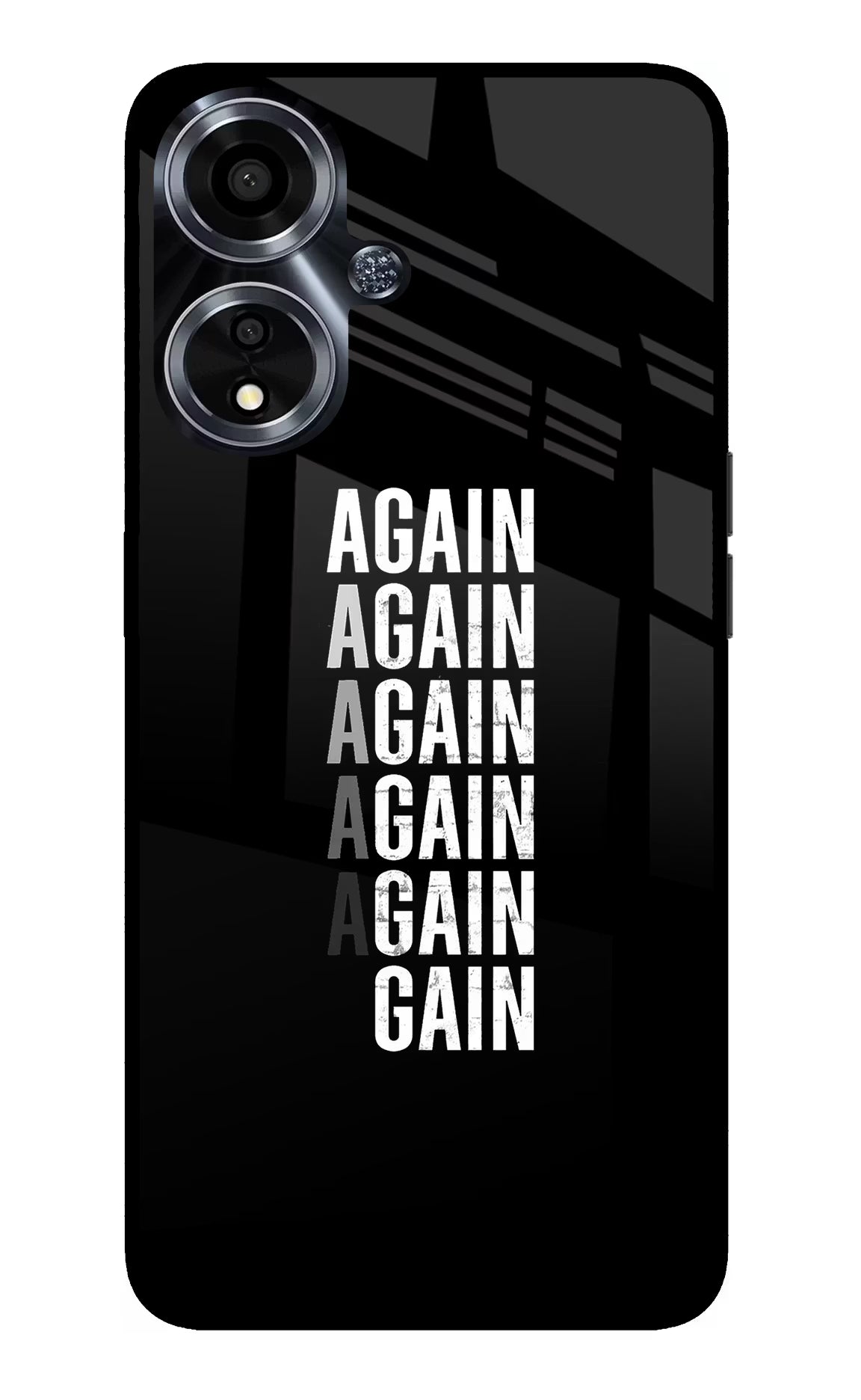 Again Again Gain Oppo A59 5G Glass Case - Again Again Gain Oppo A59 5G Glass Case Again Again Gain Oppo A59 5G Glass Case