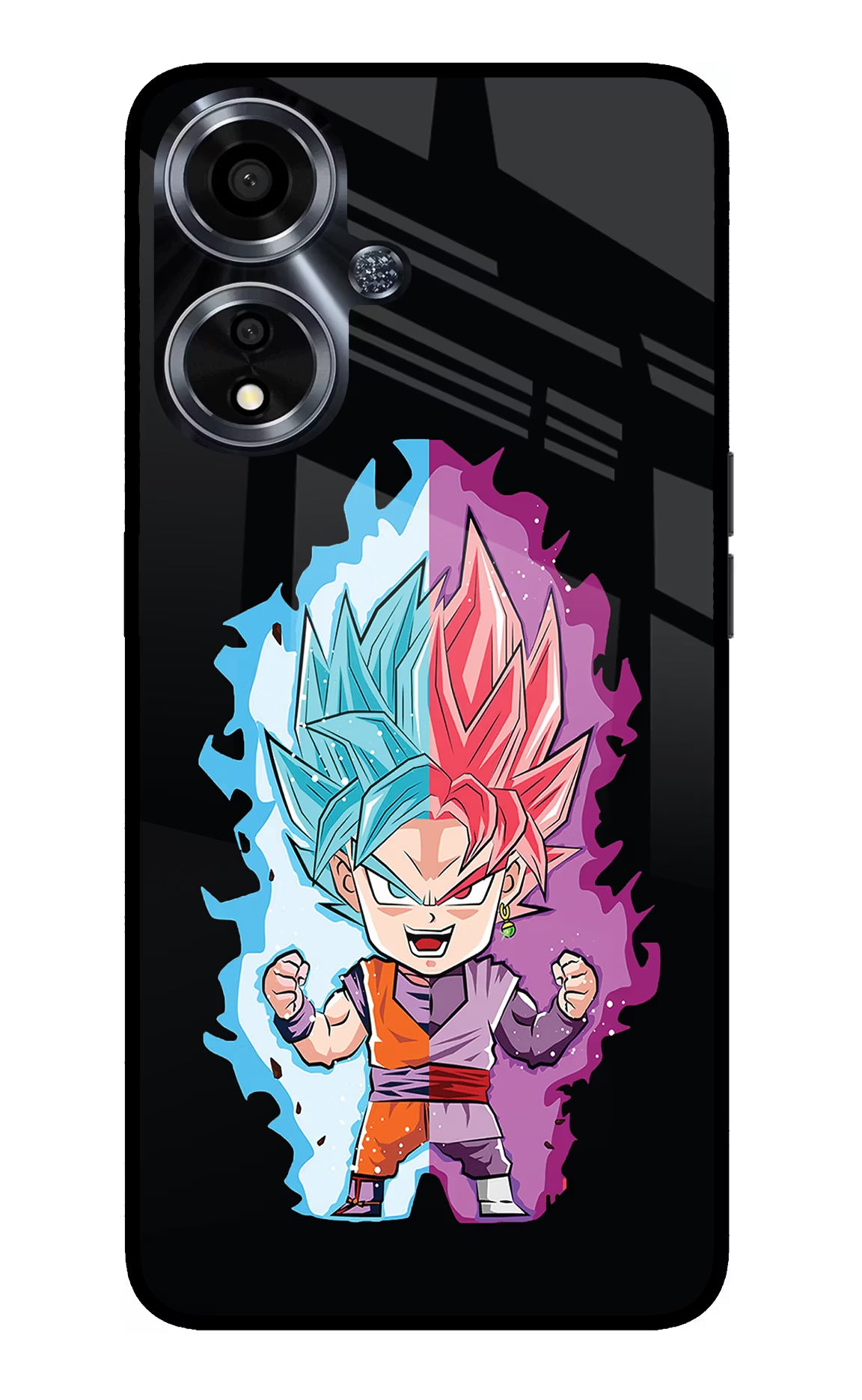 Chota Goku Oppo A59 5G Glass Case - Chota Goku Oppo A59 5G Glass Case Chota Goku Oppo A59 5G Glass Case