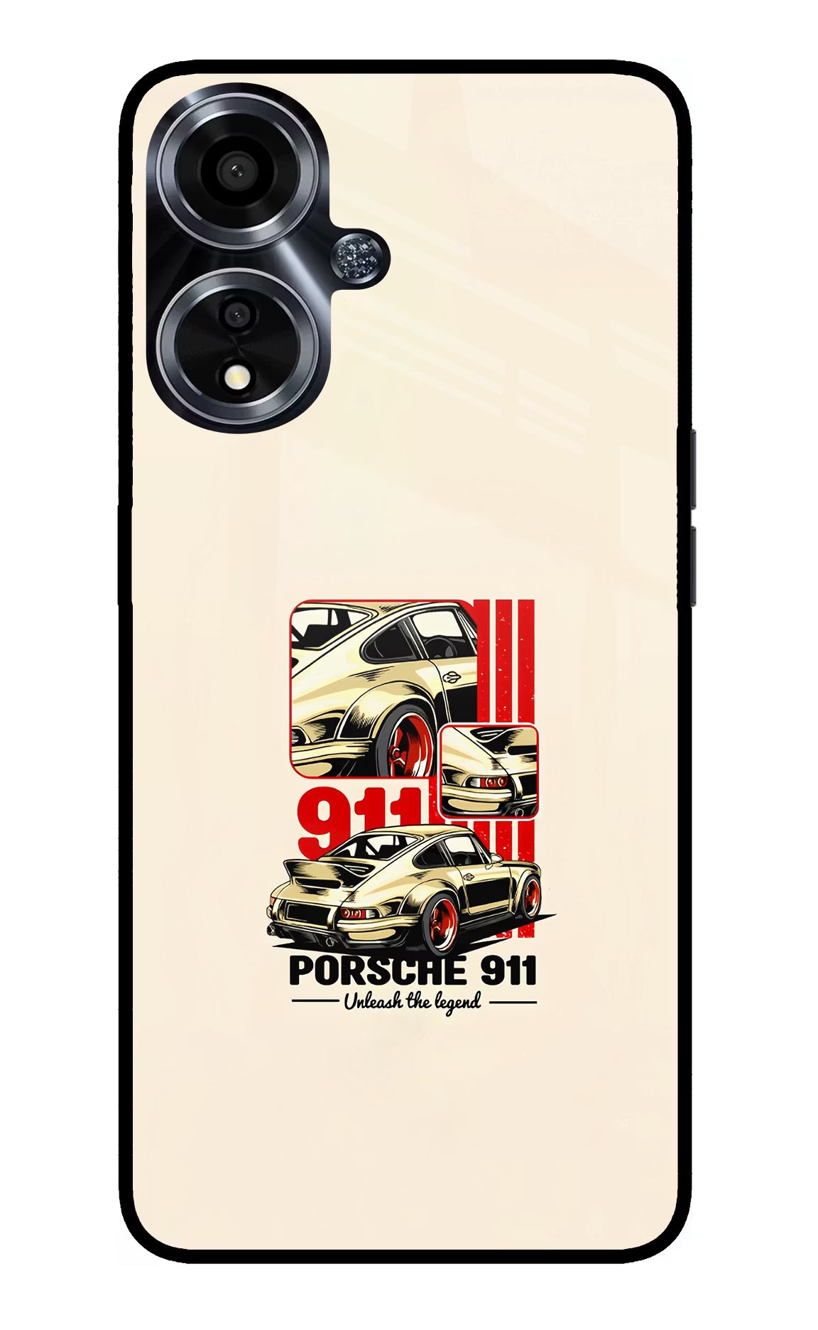 Classic Porsche 911 Oppo A59 5G Glass Case - Classic Porsche 911 Oppo A59 5G Glass Case Classic Porsche 911 Oppo A59 5G Glass Case
