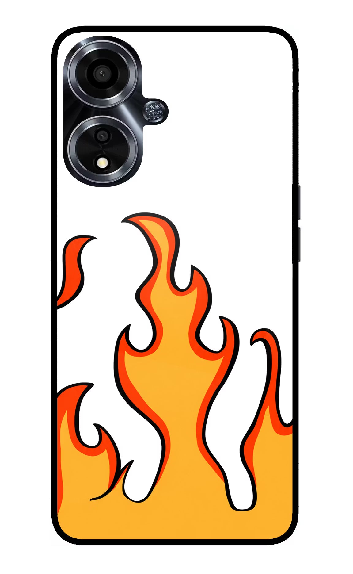 Fired Up – White Oppo A59 5G Glass Case - Fired Up – White Oppo A59 5G Glass Case Fired Up – White Oppo A59 5G Glass Case