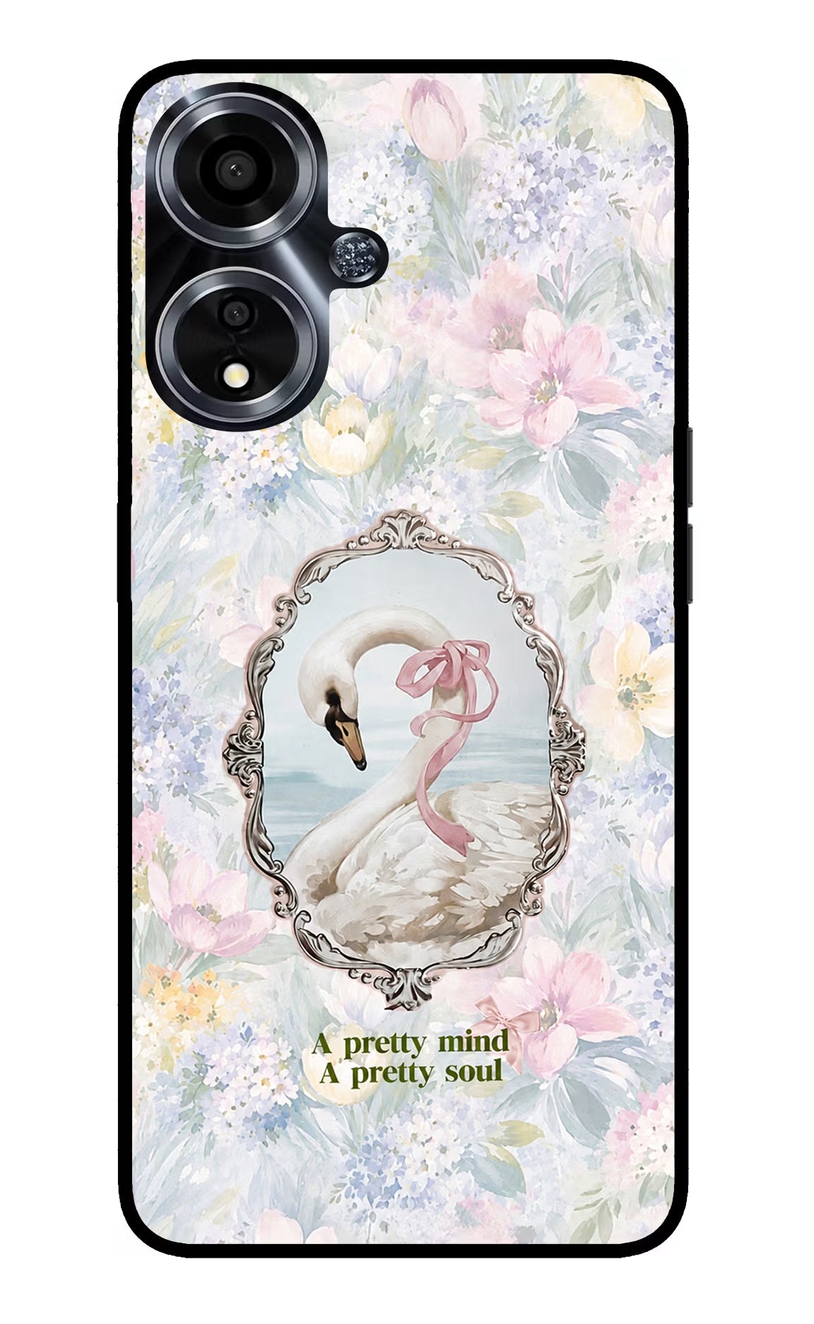 Pretty Mind Pretty Soul Oppo A59 5G Glass Case - Pretty Mind Pretty Soul Oppo A59 5G Glass Case Pretty Mind Pretty Soul Oppo A59 5G Glass Case