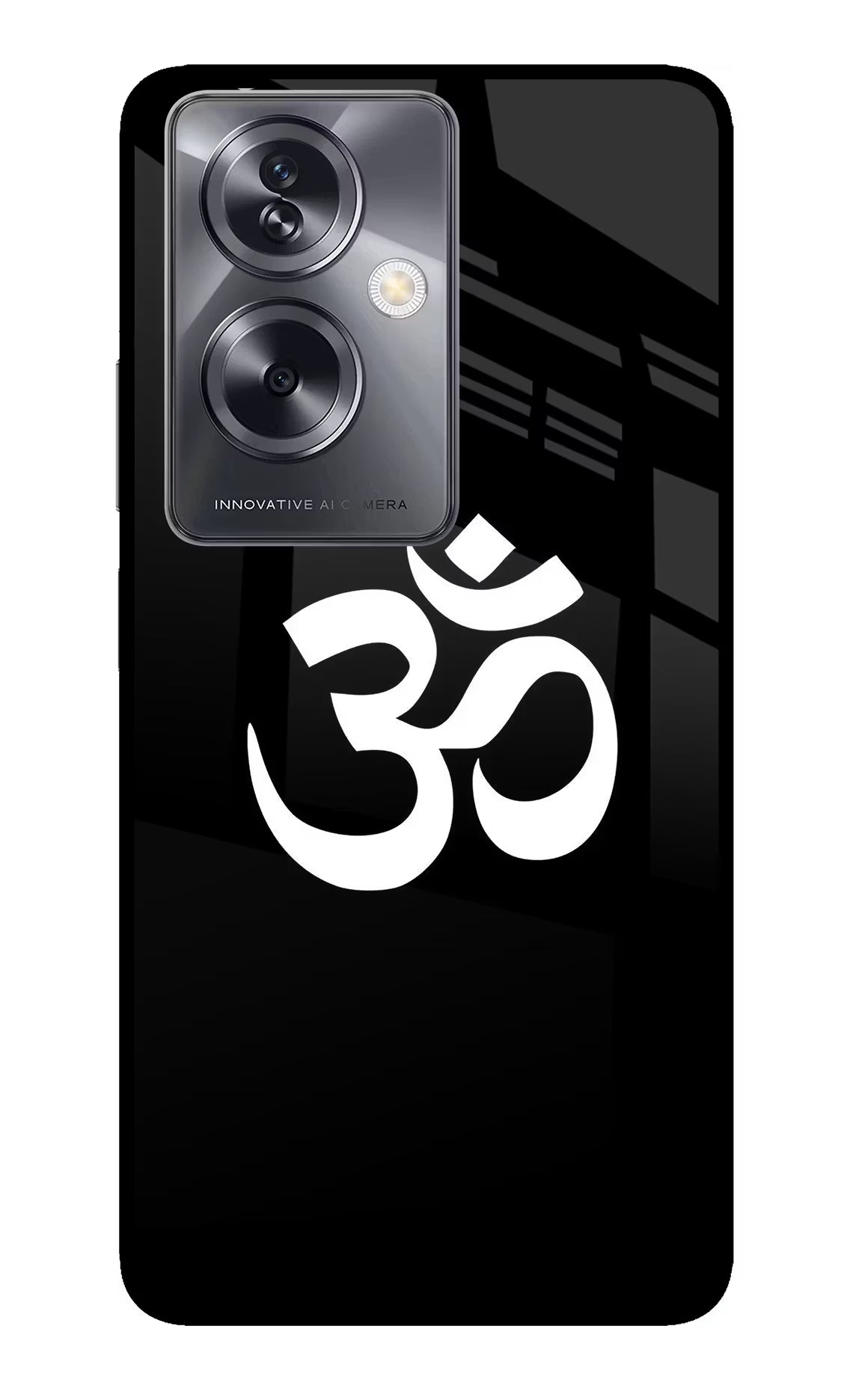 Om Oppo A79 5G Glass Case - Om Oppo A79 5G Glass Case Om Oppo A79 5G Glass Case