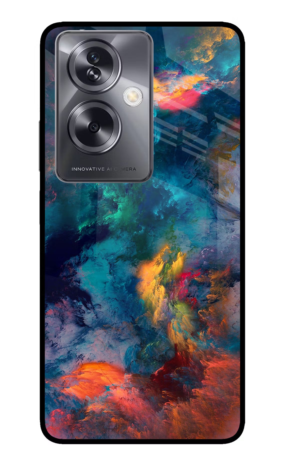 Artwork Paint Oppo A79 5G Glass Case - Artwork Paint Oppo A79 5G Glass Case Artwork Paint Oppo A79 5G Glass Case