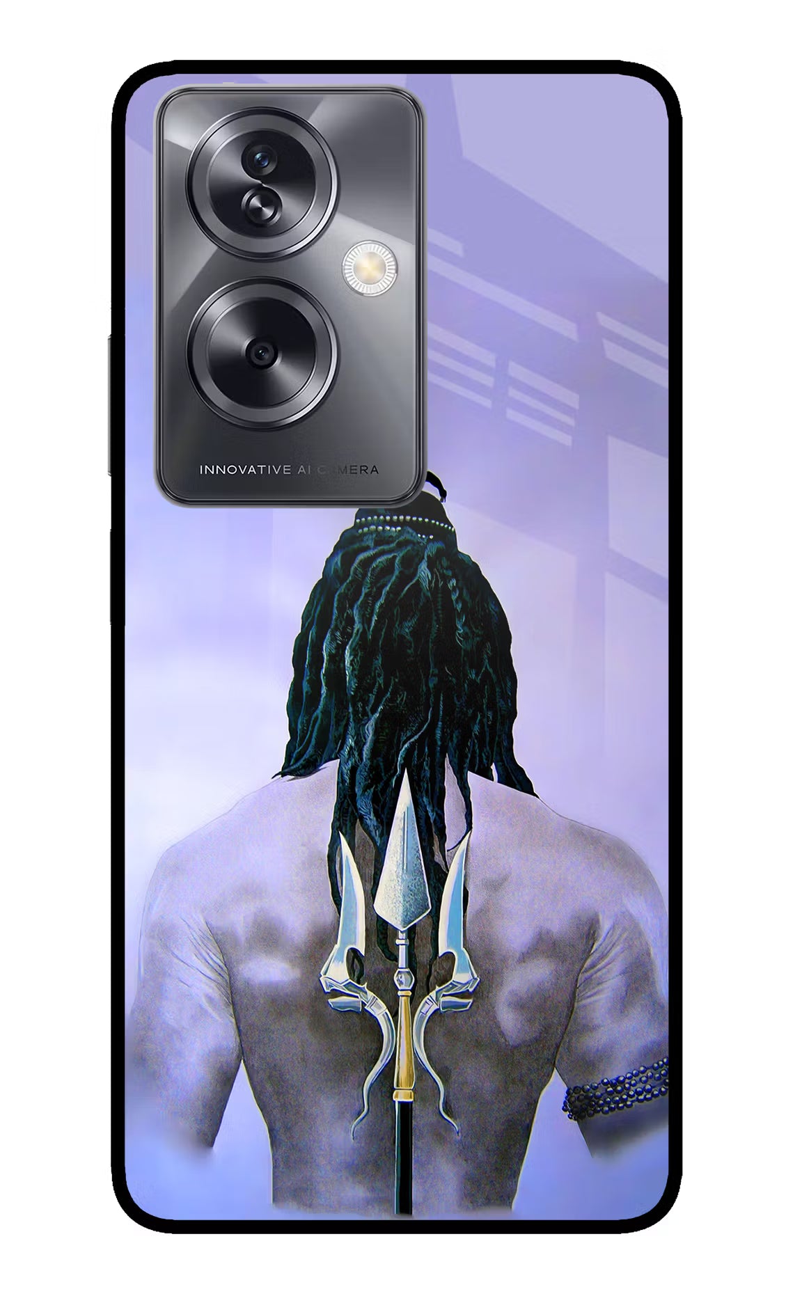 Shiva Oppo A79 5G Glass Case - Shiva Oppo A79 5G Glass Case Shiva Oppo A79 5G Glass Case