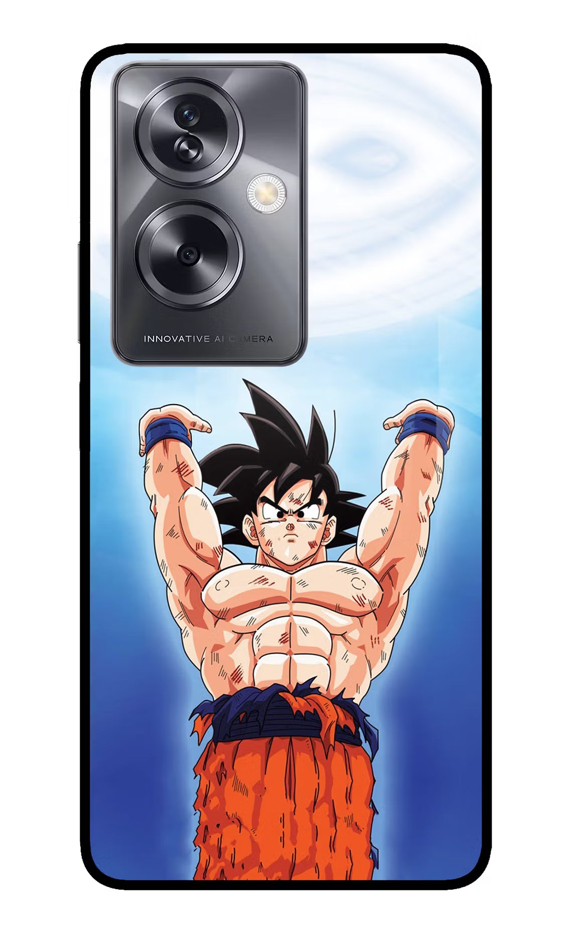 Goku Power Oppo A79 5G Glass Case - Goku Power Oppo A79 5G Glass Case Goku Power Oppo A79 5G Glass Case