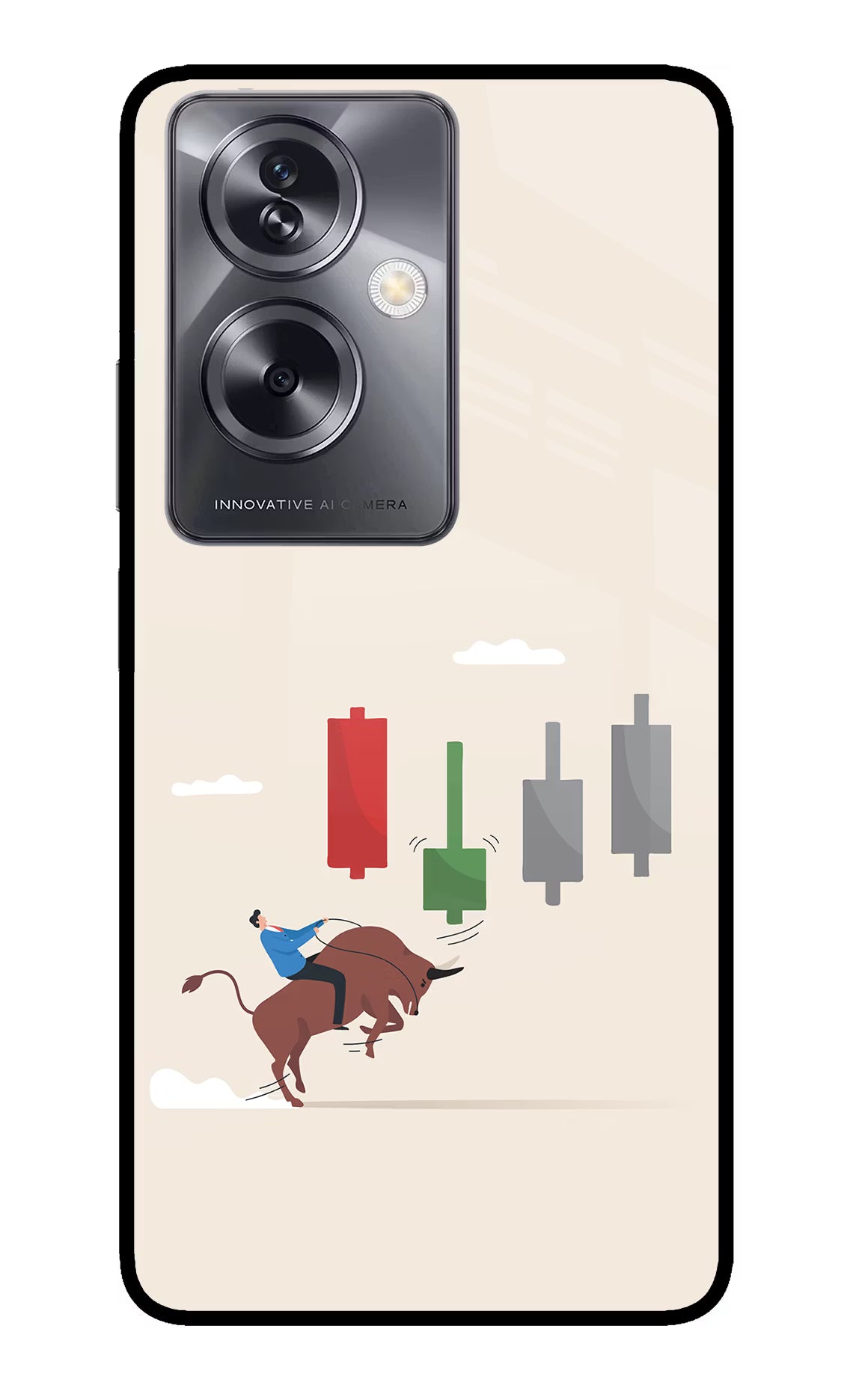 Bull Trading Momentum Oppo A79 5G Glass Case - Bull Trading Momentum Oppo A79 5G Glass Case Bull Trading Momentum Oppo A79 5G Glass Case