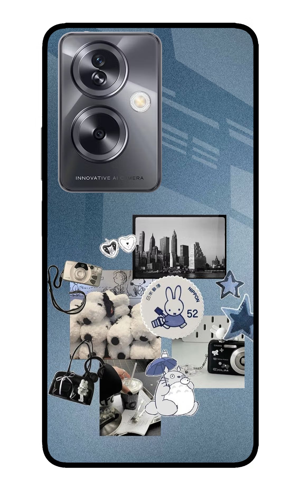 Miffy Oppo A79 5G Glass Case - Miffy Oppo A79 5G Glass Case Miffy Oppo A79 5G Glass Case