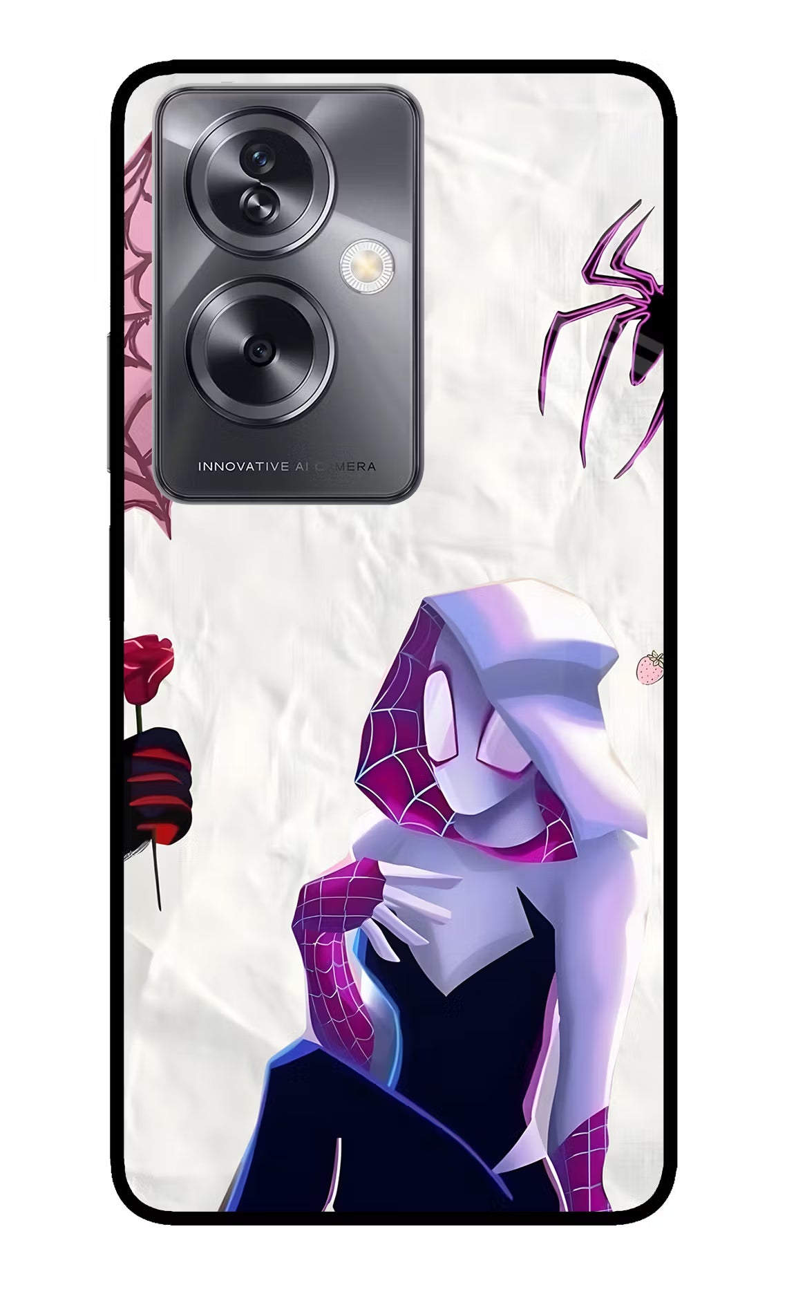 Gwen Verse Oppo A79 5G Glass Case - Gwen Verse Oppo A79 5G Glass Case Gwen Verse Oppo A79 5G Glass Case
