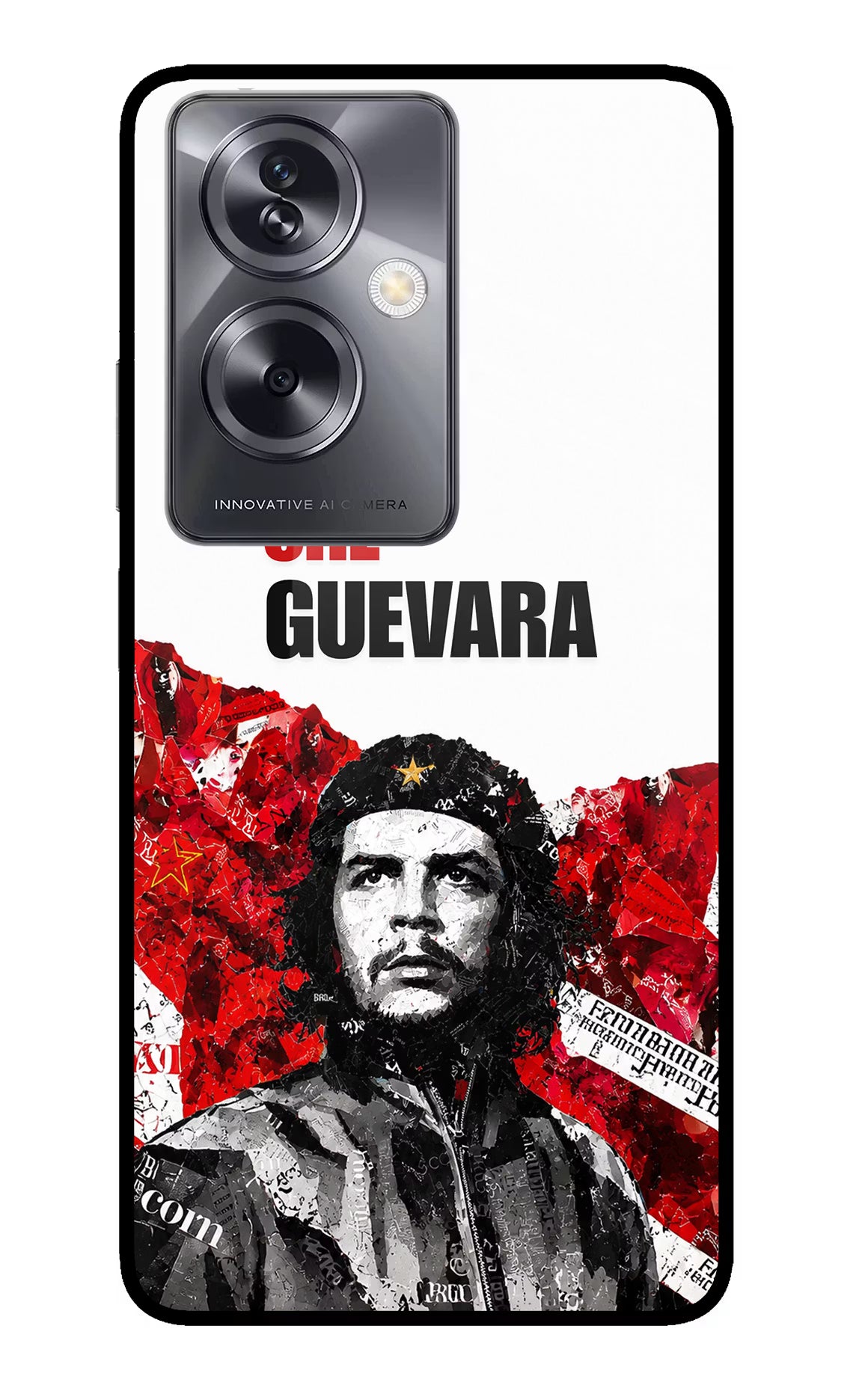 Che Guevara Revolution Oppo A79 5G Glass Case - Che Guevara Revolution Oppo A79 5G Glass Case Che Guevara Revolution Oppo A79 5G Glass Case