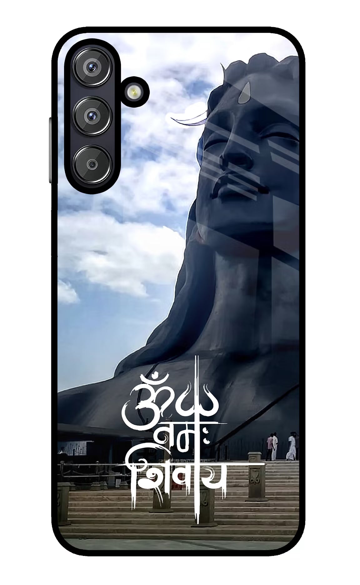 Om Namah Shivay Samsung F15 5G Glass Case - Om Namah Shivay Samsung F15 5G Glass Case Om Namah Shivay Samsung F15 5G Glass Case