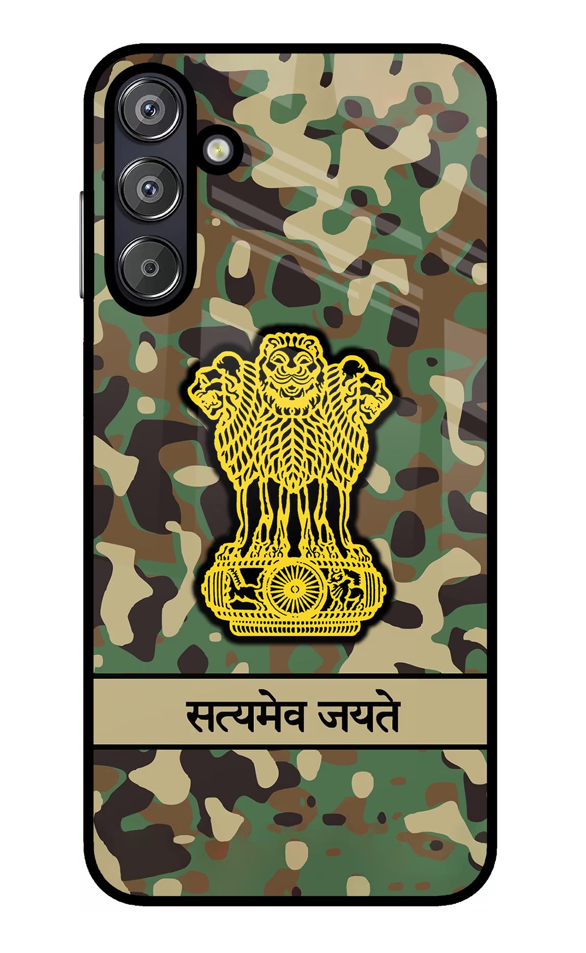 Satyamev Jayate Army Samsung F15 5G Glass Case - Satyamev Jayate Army Samsung F15 5G Glass Case Satyamev Jayate Army Samsung F15 5G Glass Case