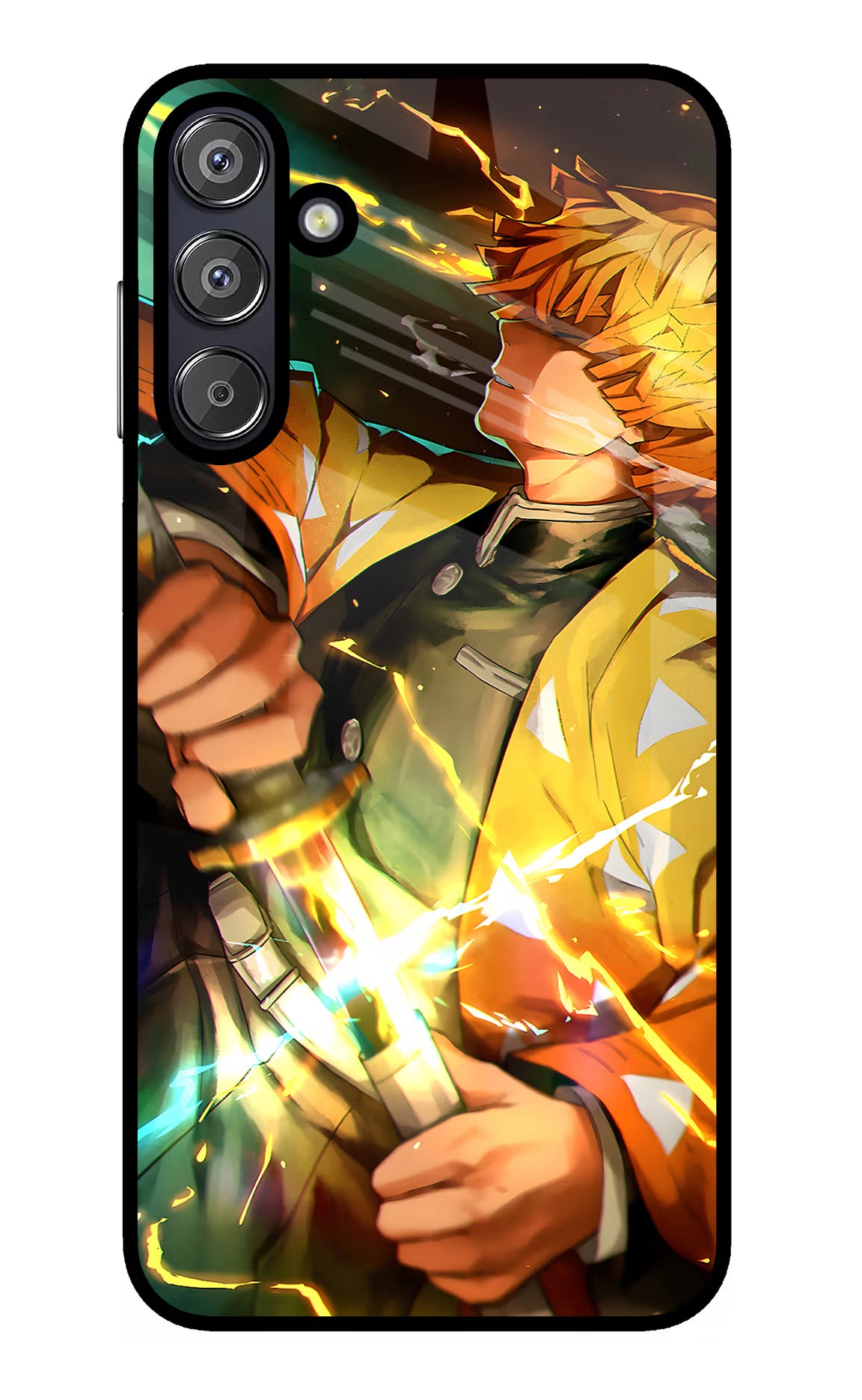Demon Slayer Samsung F15 5G Glass Case - Demon Slayer Samsung F15 5G Glass Case Demon Slayer Samsung F15 5G Glass Case