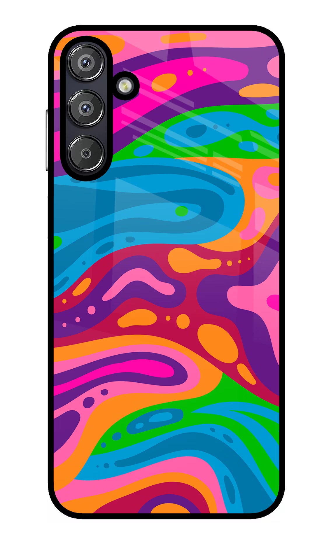 Trippy Pattern Samsung F15 5G Glass Case - Trippy Pattern Samsung F15 5G Glass Case Trippy Pattern Samsung F15 5G Glass Case