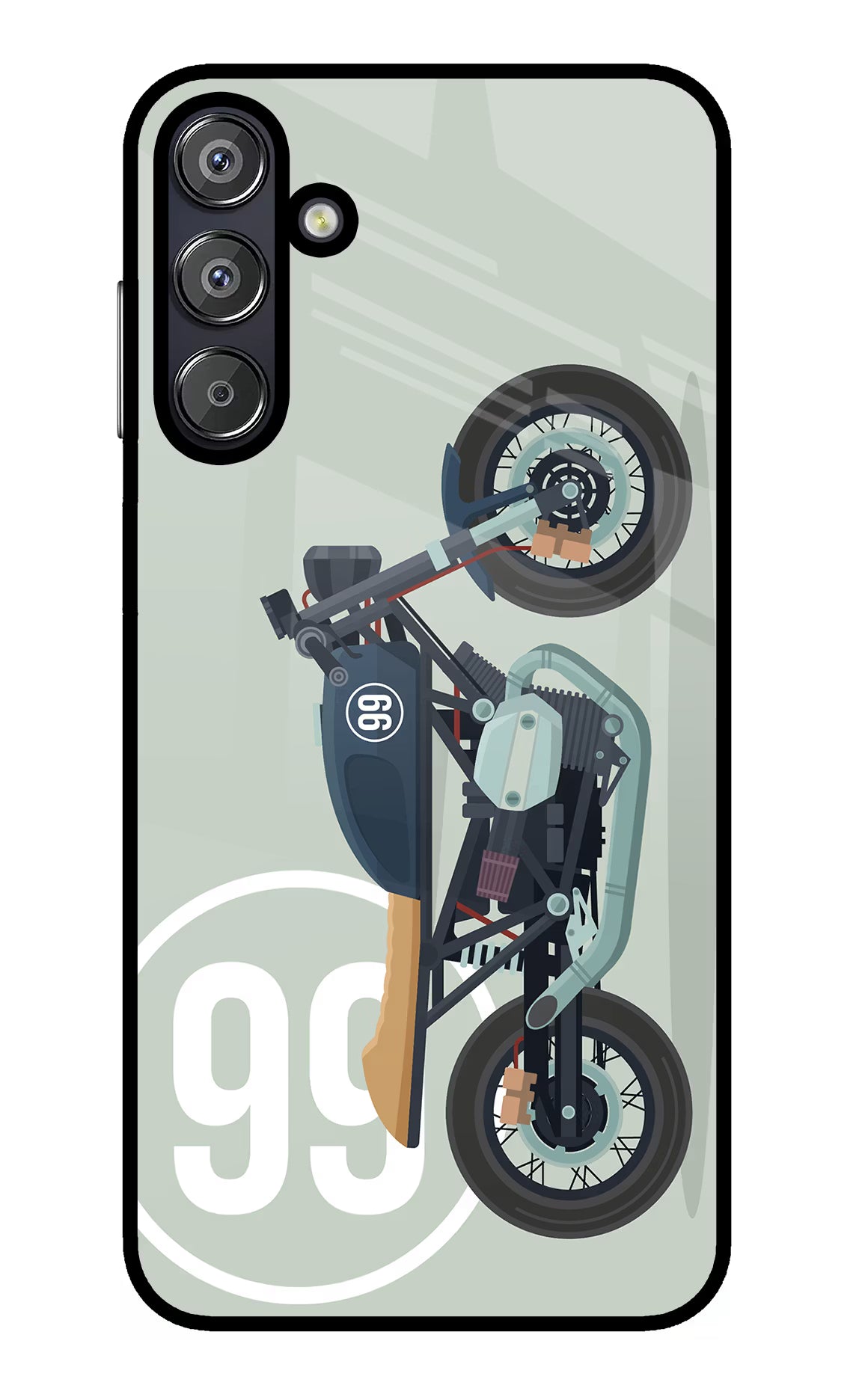 Classic Cafe Racer 99 Samsung F15 5G Glass Case - Classic Cafe Racer 99 Samsung F15 5G Glass Case Classic Cafe Racer 99 Samsung F15 5G Glass Case