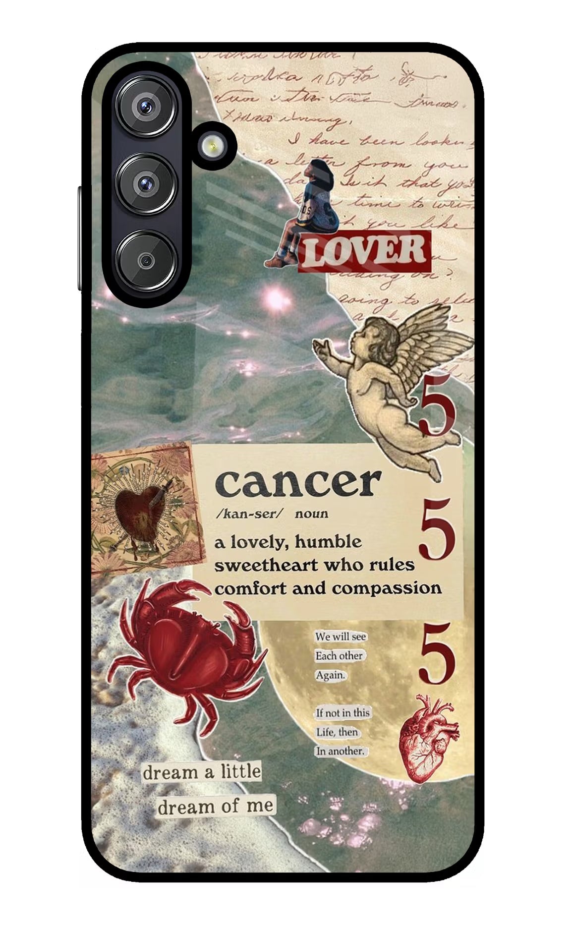 Cancer Zodiac Samsung F15 5G Glass Case - Cancer Zodiac Samsung F15 5G Glass Case Cancer Zodiac Samsung F15 5G Glass Case