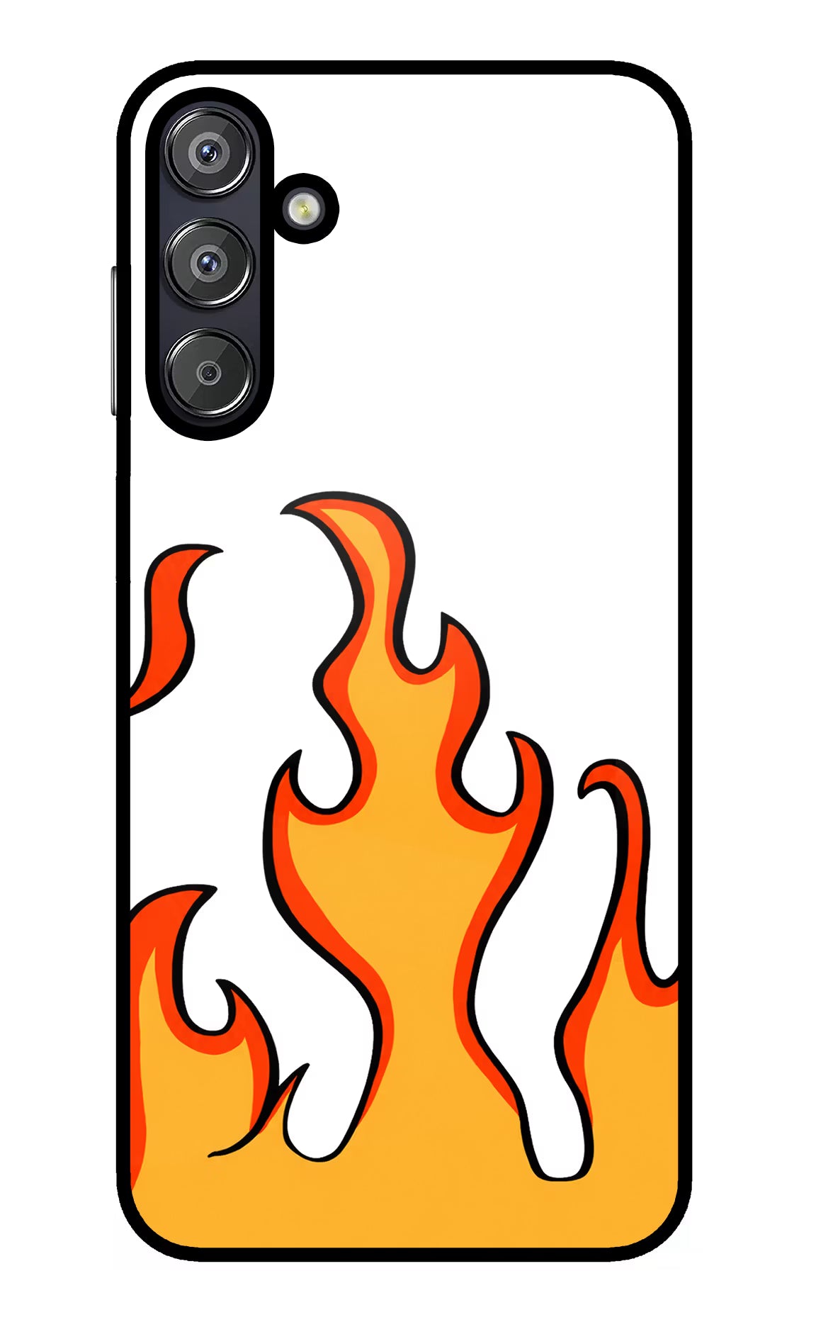 Fired Up – White Samsung F15 5G Glass Case - Fired Up – White Samsung F15 5G Glass Case Fired Up – White Samsung F15 5G Glass Case
