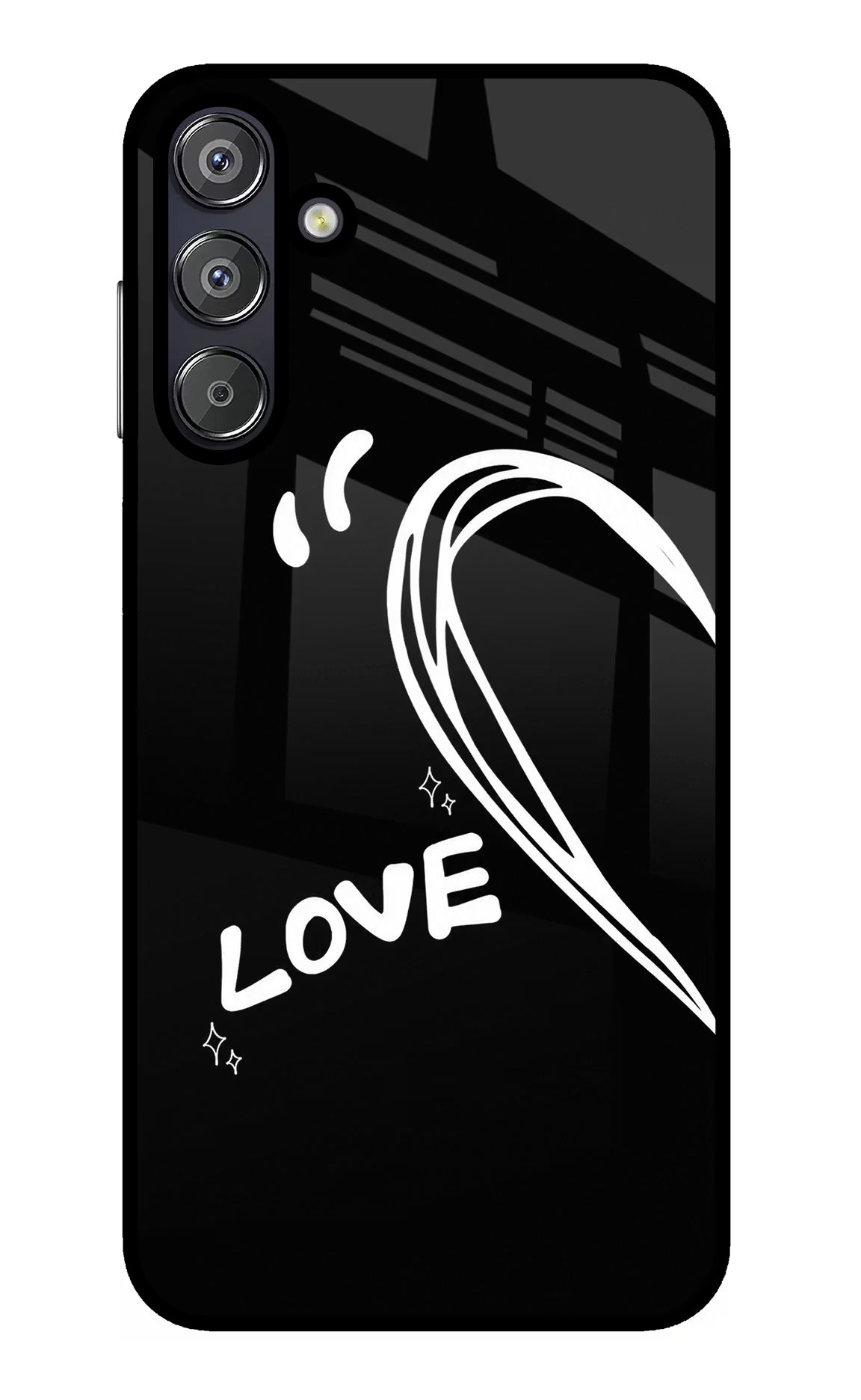Love Line Samsung F15 5G Glass Case - Love Line Samsung F15 5G Glass Case Love Line Samsung F15 5G Glass Case