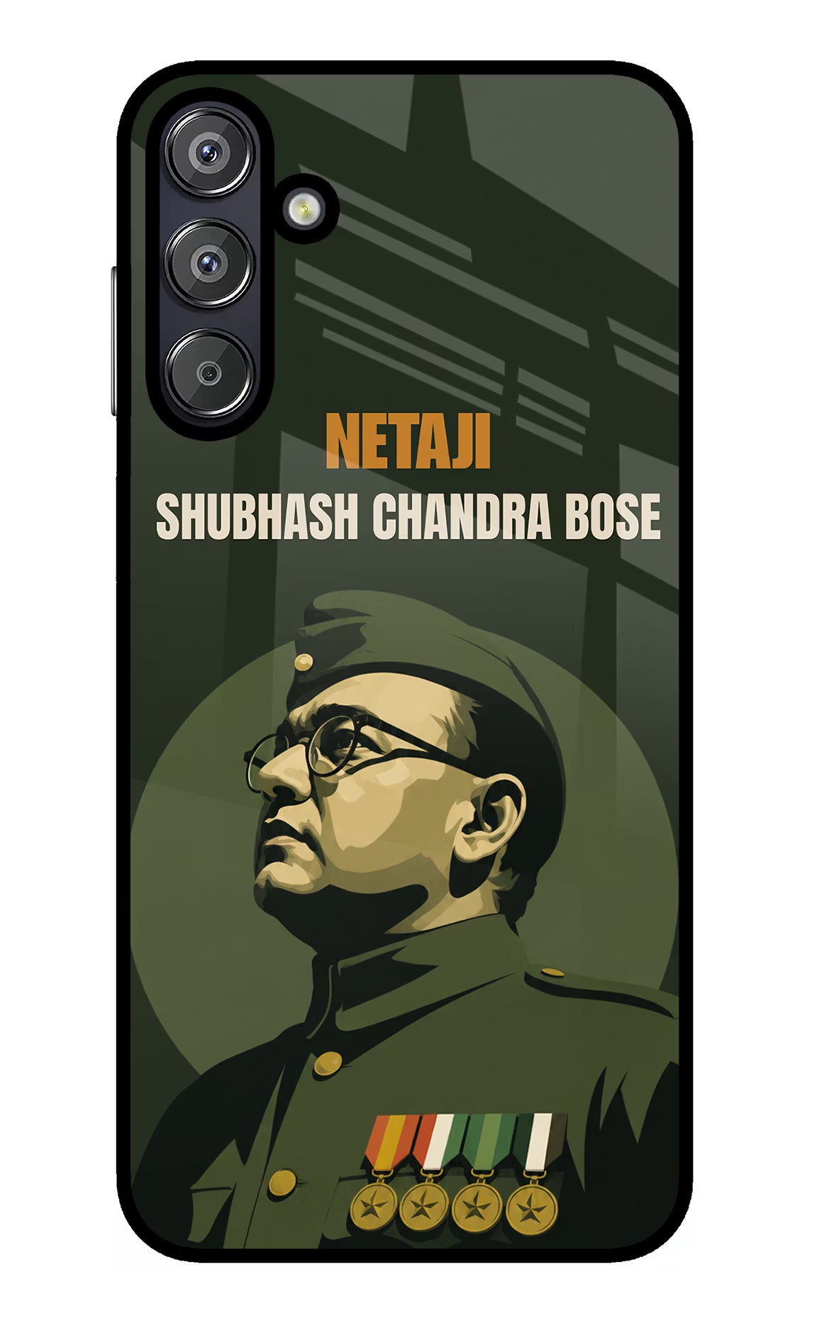 Netaji Legacy Samsung F15 5G Glass Case - Netaji Legacy Samsung F15 5G Glass Case Netaji Legacy Samsung F15 5G Glass Case