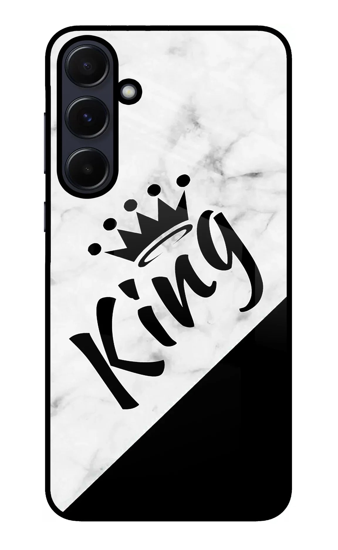 King Samsung A55 5G Glass Case - King Samsung A55 5G Glass Case King Samsung A55 5G Glass Case