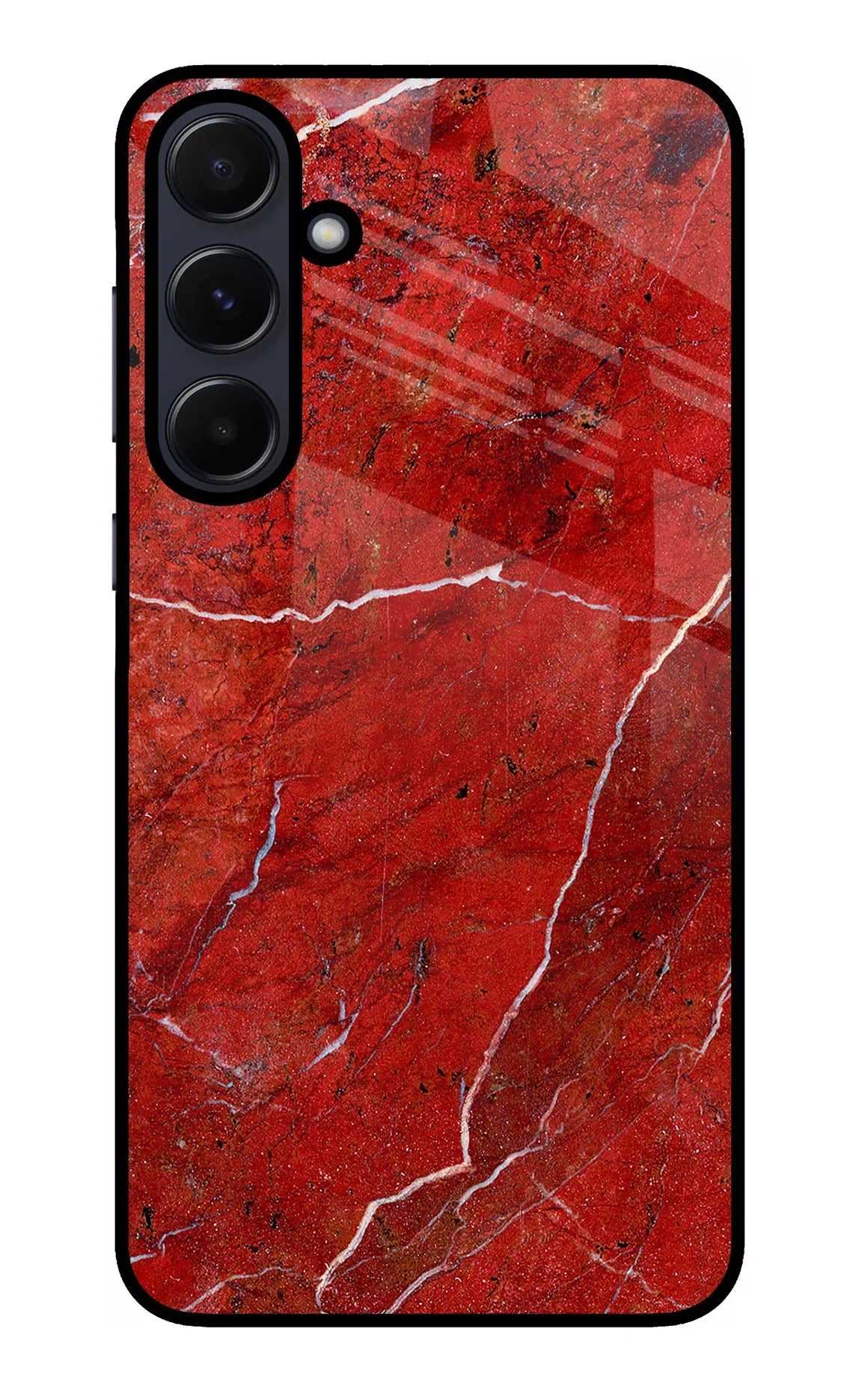Red Marble Design Samsung A55 5G Glass Case - Red Marble Design Samsung A55 5G Glass Case Red Marble Design Samsung A55 5G Glass Case