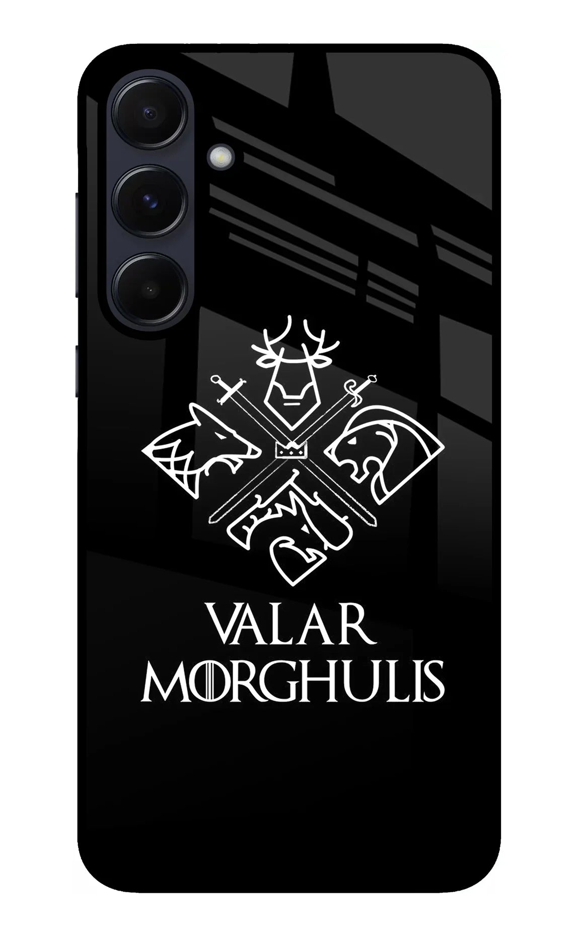 Valar Morghulis | Game Of Thrones Samsung A55 5G Glass Case - Valar Morghulis | Game Of Thrones Samsung A55 5G Glass Case Valar Morghulis | Game Of Thrones Samsung A55 5G Glass Case